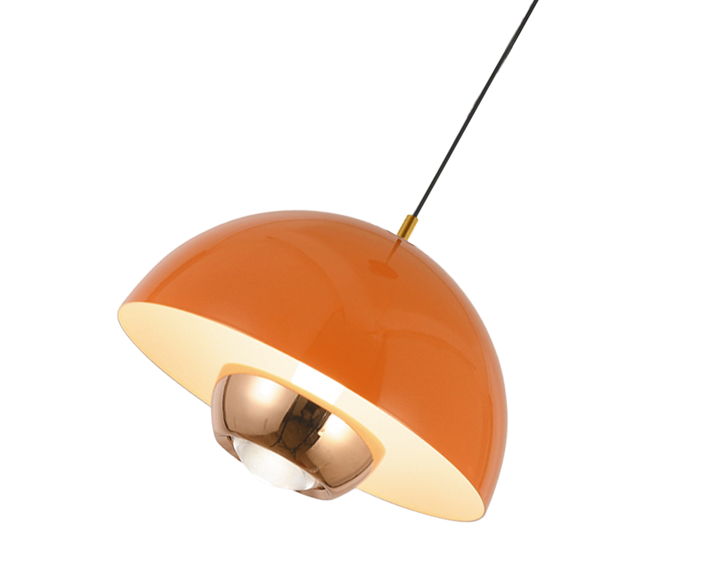 Подвес Kink Light Джелони оранжевый Led 8W 07524-18,09