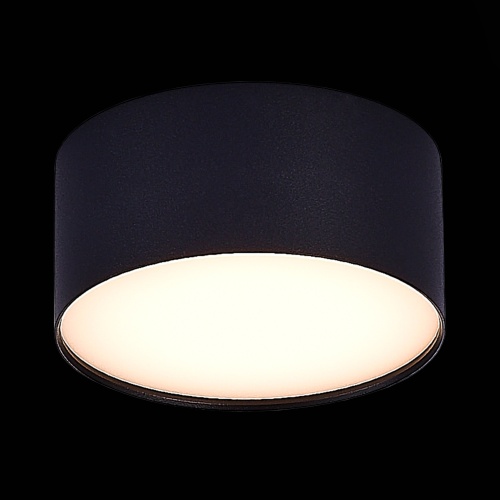 ST606.432.12 Светильник потолочный Черный LED 1*12W 3000K 1 080Lm Ra&gt;85 120° IP20 D120xH55 185-265V Накладные светильники