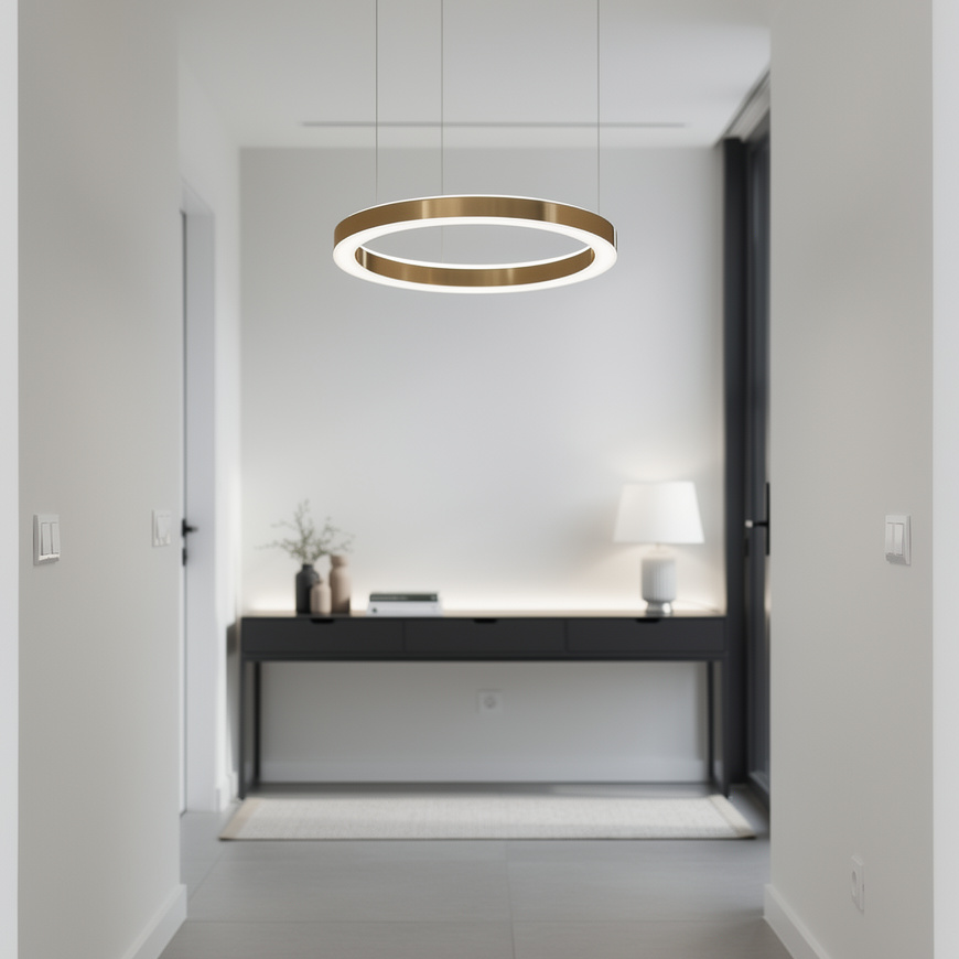 Подвесная люстра Light Ring Horizontal D120 Золотой 177925-22