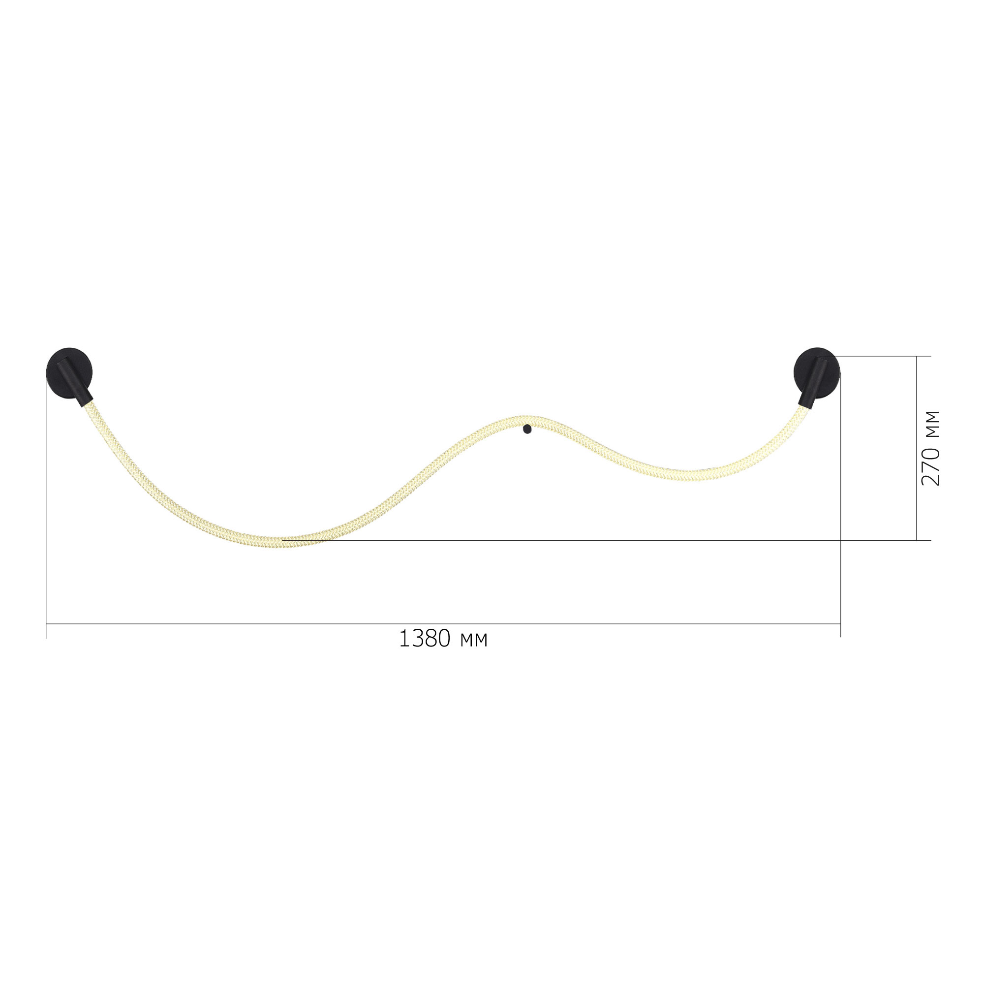 SL6118.401.01 Светильник настенный ST-Luce Черный/Белый LED 1*20W 4000K MARLOW