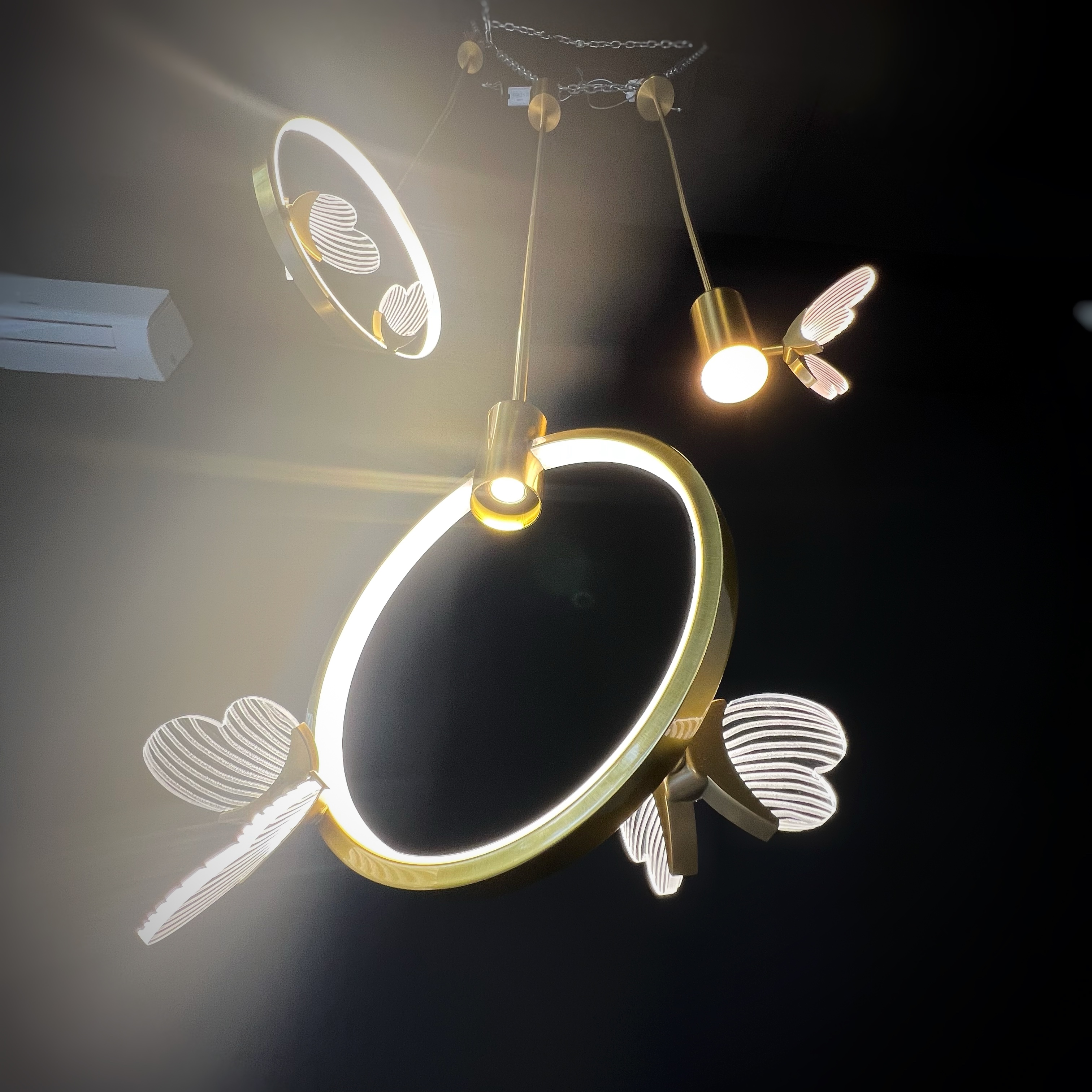 Подвесной светильник BABETTA RING 1 brass 4000К 186735-23