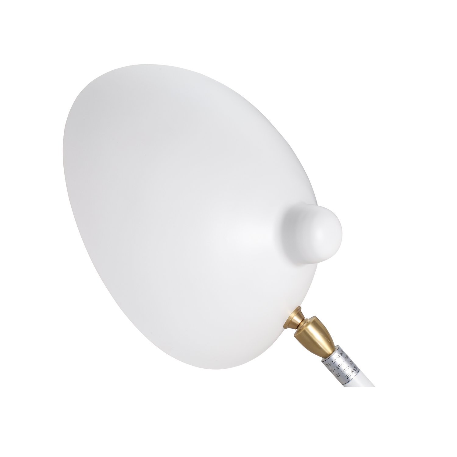 SL305.504.01 Прикроватная лампа ST-Luce Белый/Белый E27 1*60W SPRUZZO