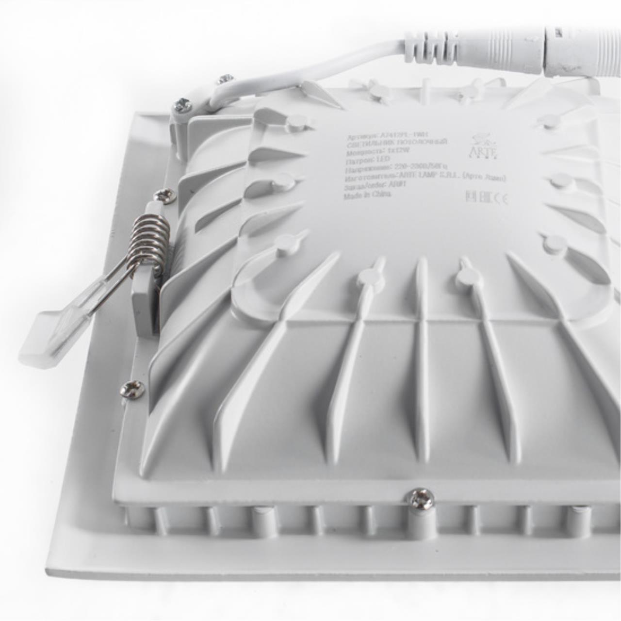 Даунлайт Arte lamp A7412PL-1WH СВЕТИЛЬНИК ПОТОЛОЧНЫЙ