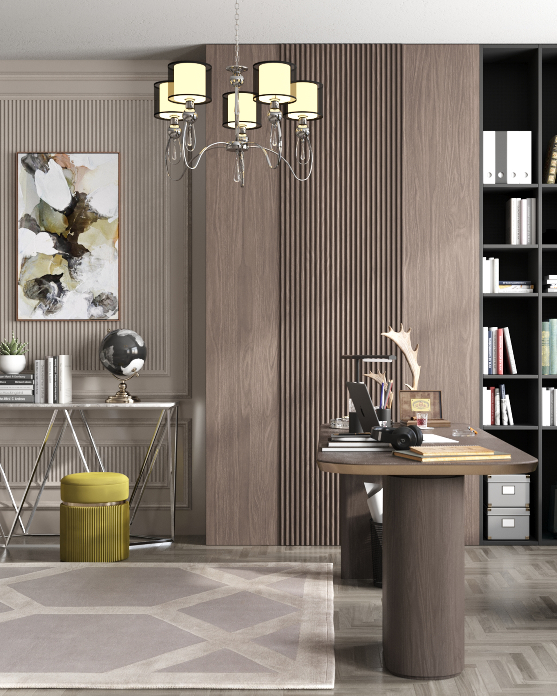 Люстра подвесная Moderli V2585-5P Dark