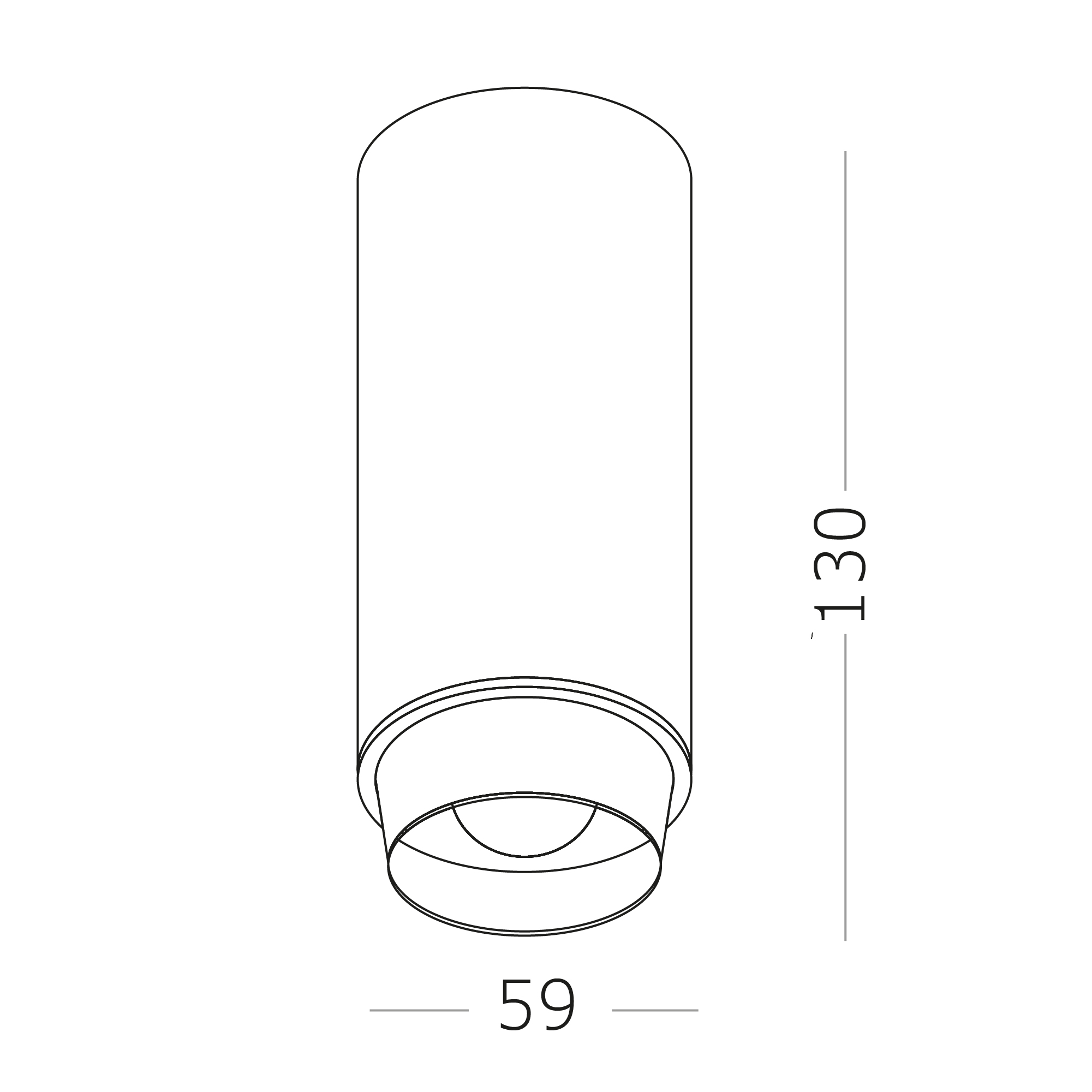 ST600.442.10 Светильник потолочный Zoom Черный LED 1*10W 4000K 1 000Lm Ra>80 15-60° IP20 D59xH130 17 Накладные светильники