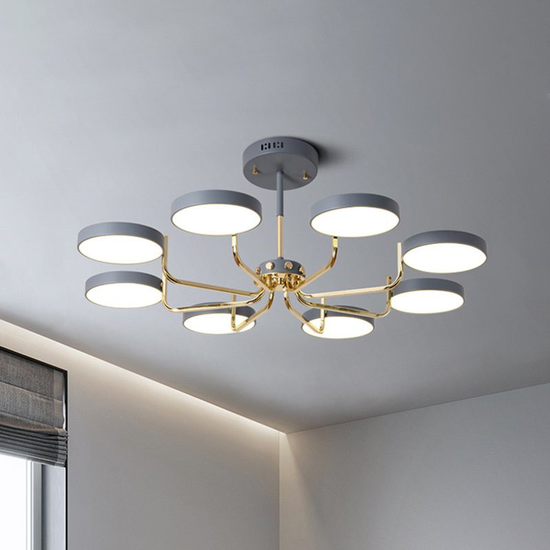 Люстра на штанге TAVIS D78 Gray 229001-26