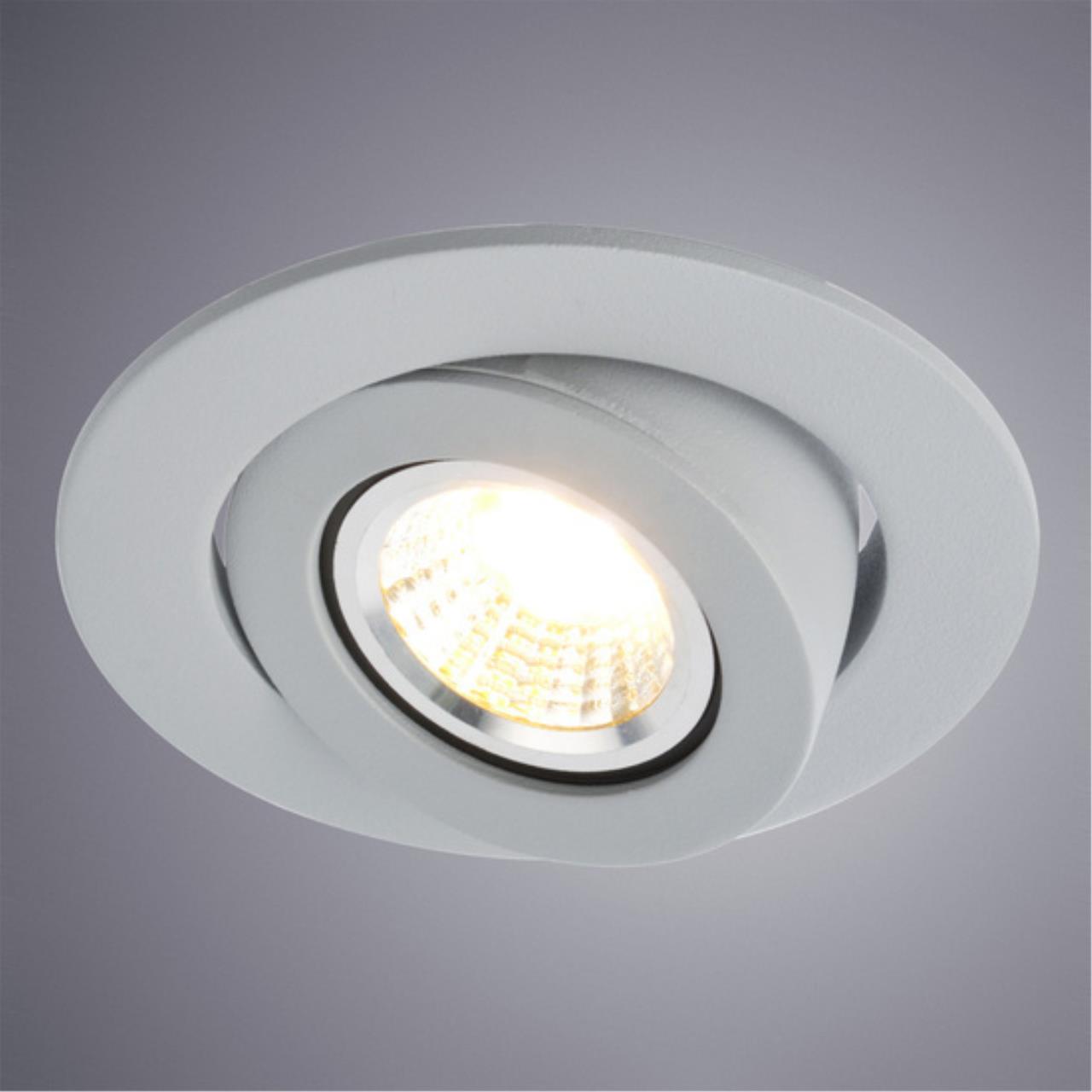 Точечный встраиваемый светильник Arte lamp A4009PL-1GY СВЕТИЛЬНИК ПОТОЛОЧНЫЙ