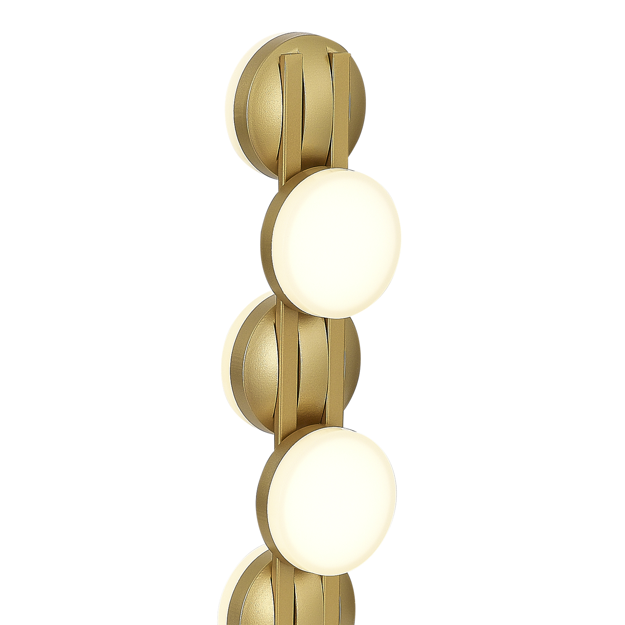 SL6610.204.06 Прикроватная лампа ST-Luce золотистый/белый LED 1*12W 4000K MONRO