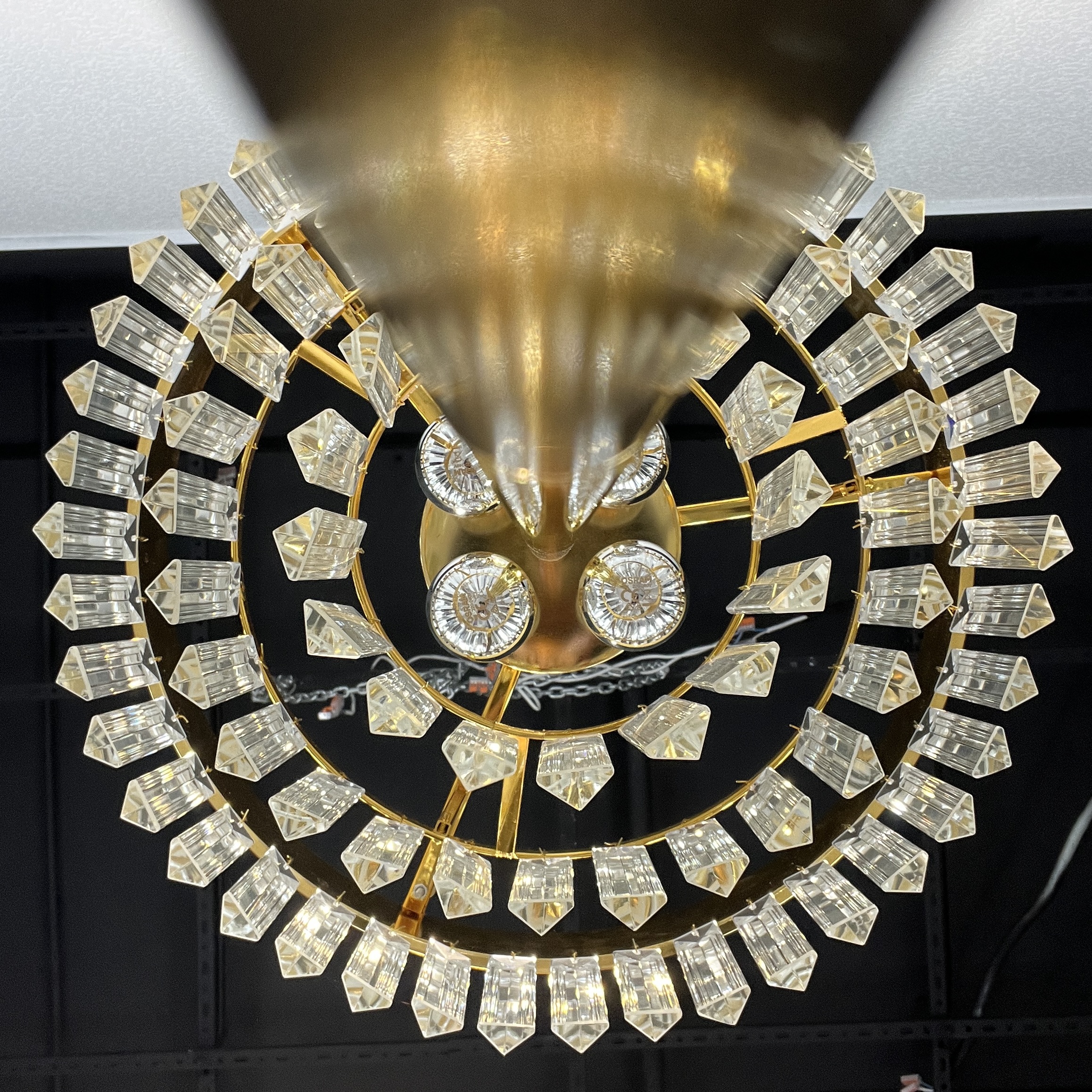 Торшер RH 1920S Odeon Clear Glass Floor Lamp GOLD 241415-22