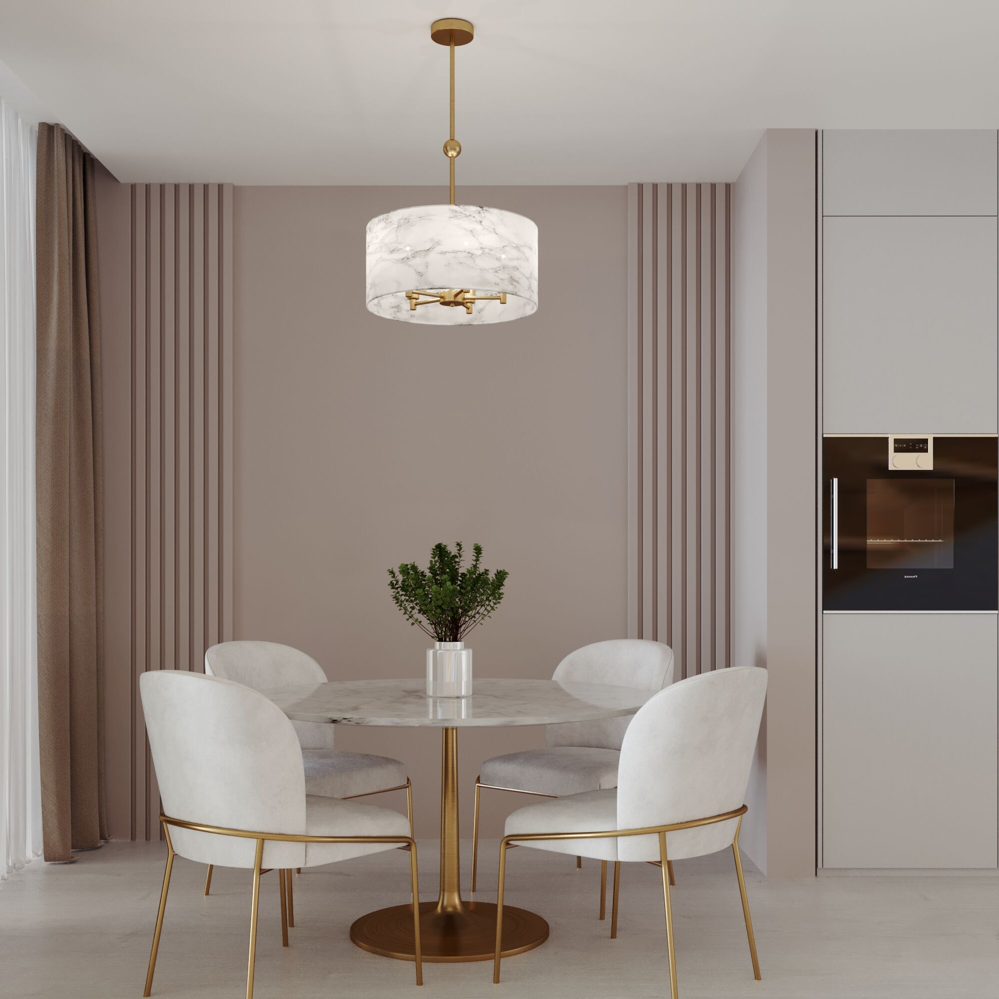 Потолочный светильник Eurosvet 60174/5 латунь