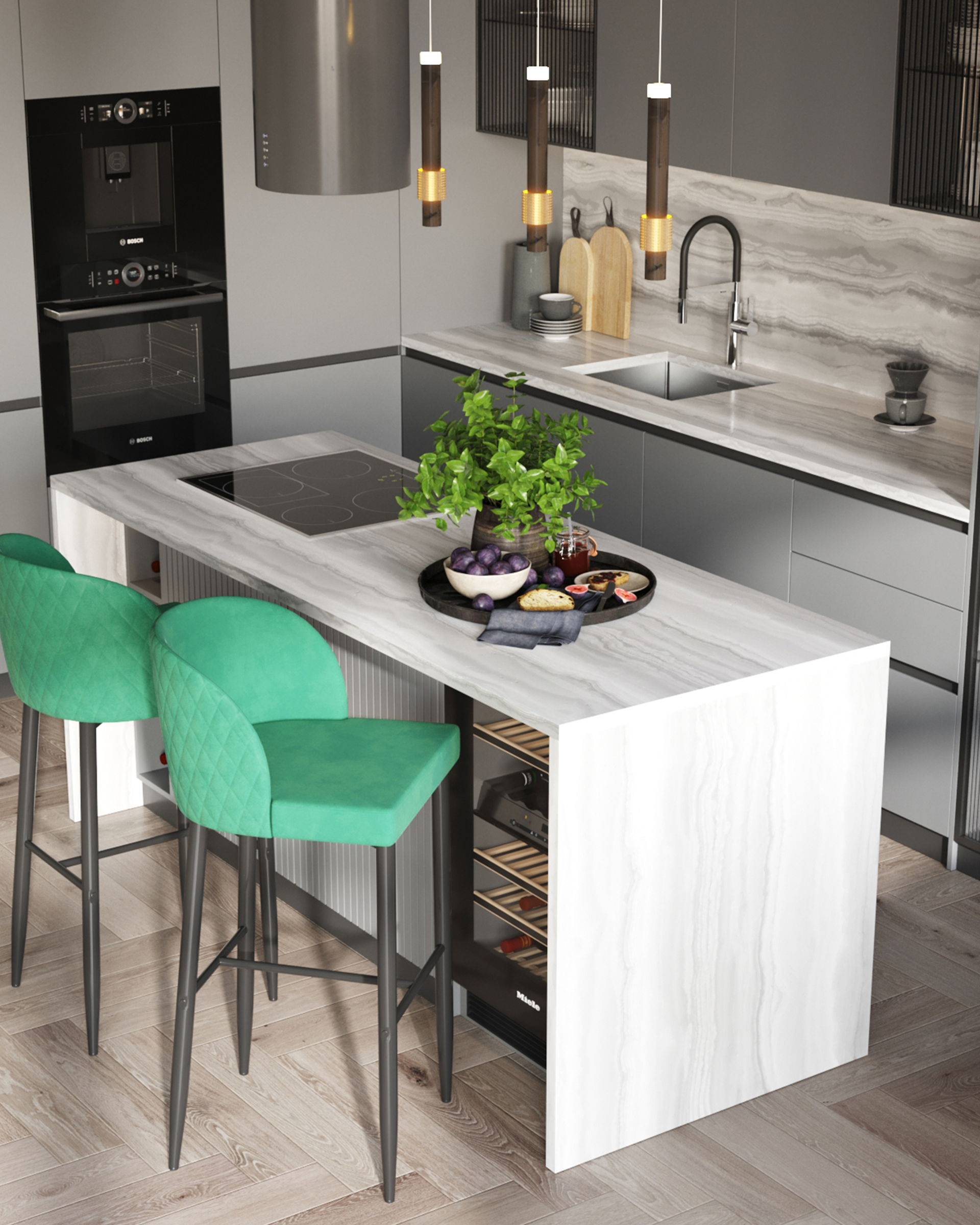 Светильник подвесной светодиодный Moderli V10884-PL Elli