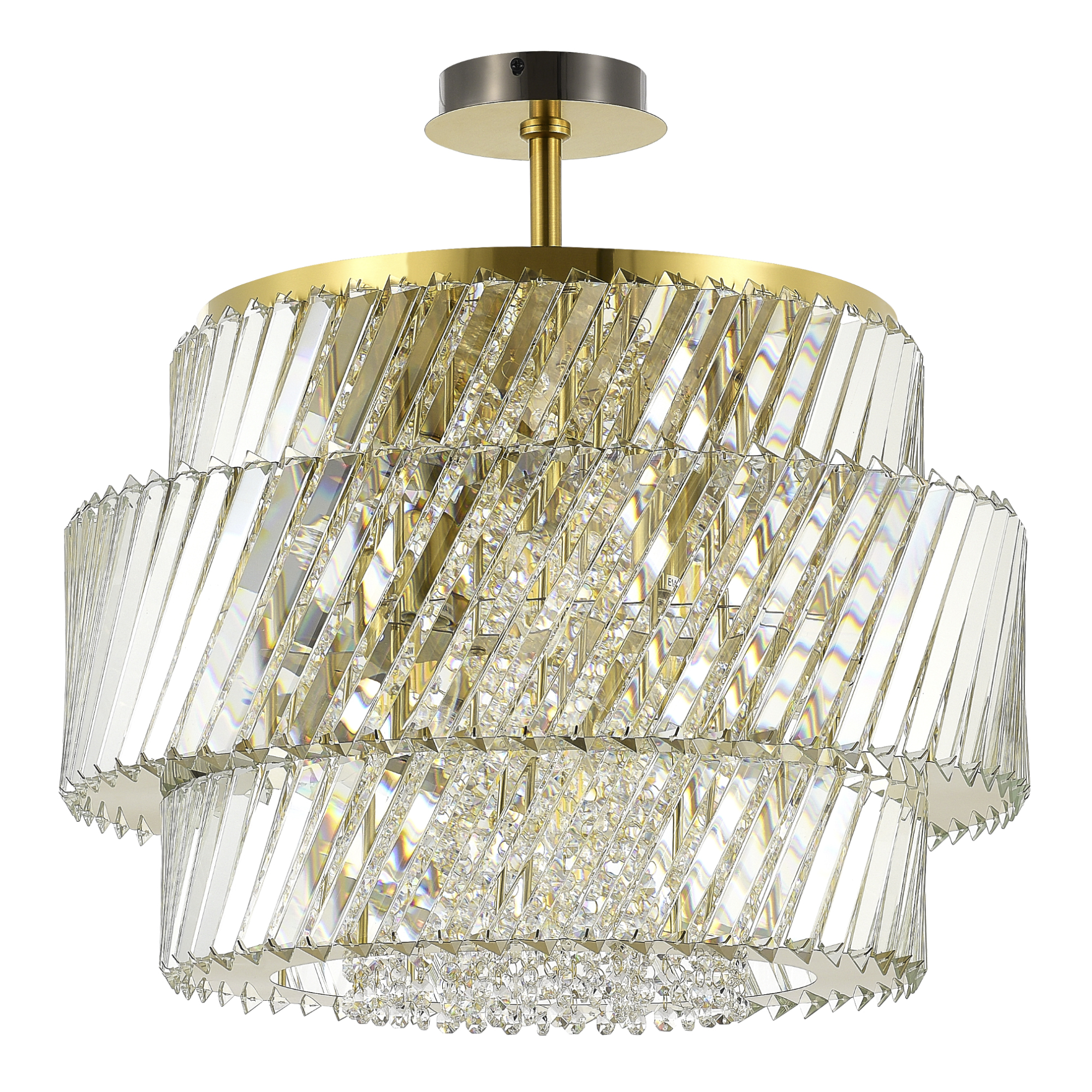 SL6138.313.12 Светильник потолочный ST-Luce латунь/прозрачный E14 12*40W RITZ