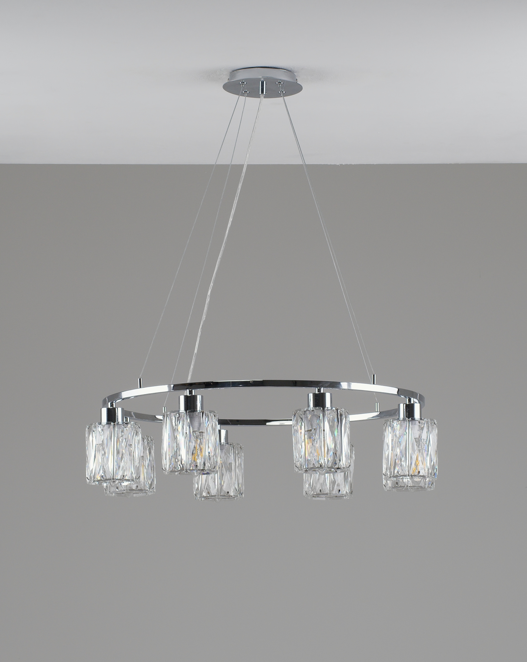 Люстра подвесная Moderli V11708-8P Prismique