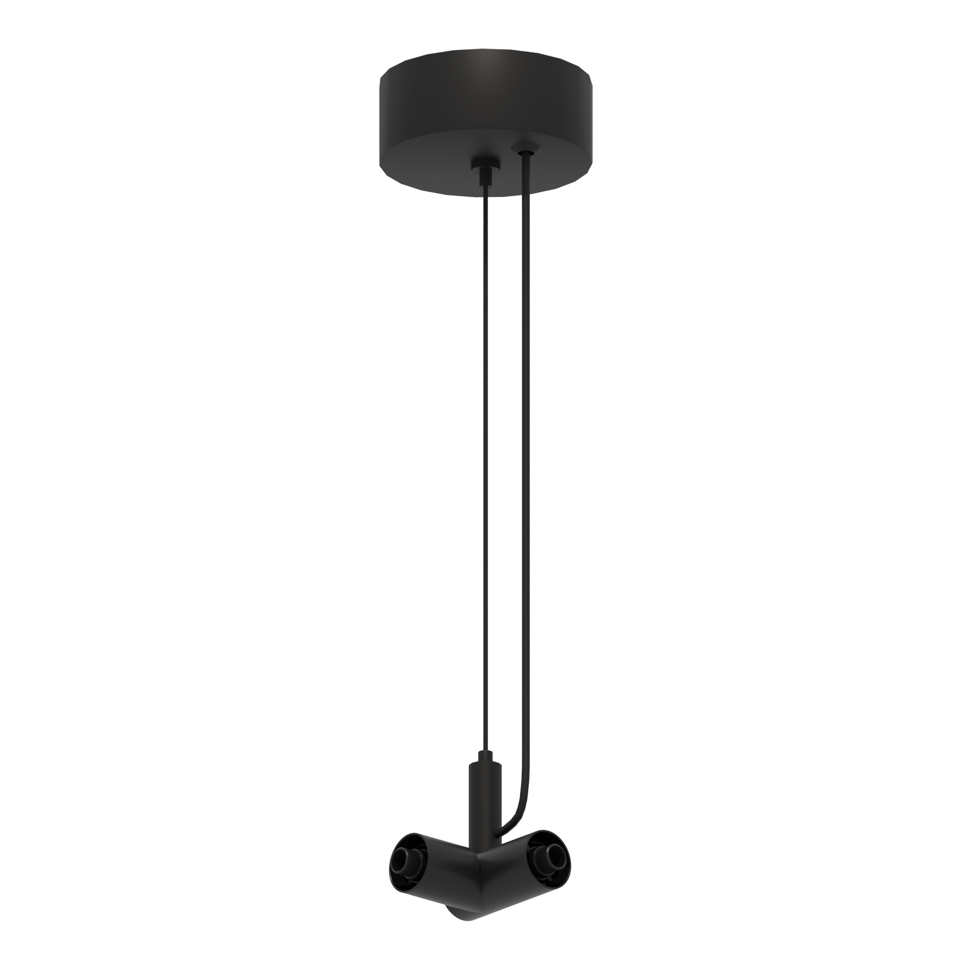 ST1601.459.00 Подвесной токопроводящий угловой соединитель с подводом питания ST-Luce Черный ТЕХНО