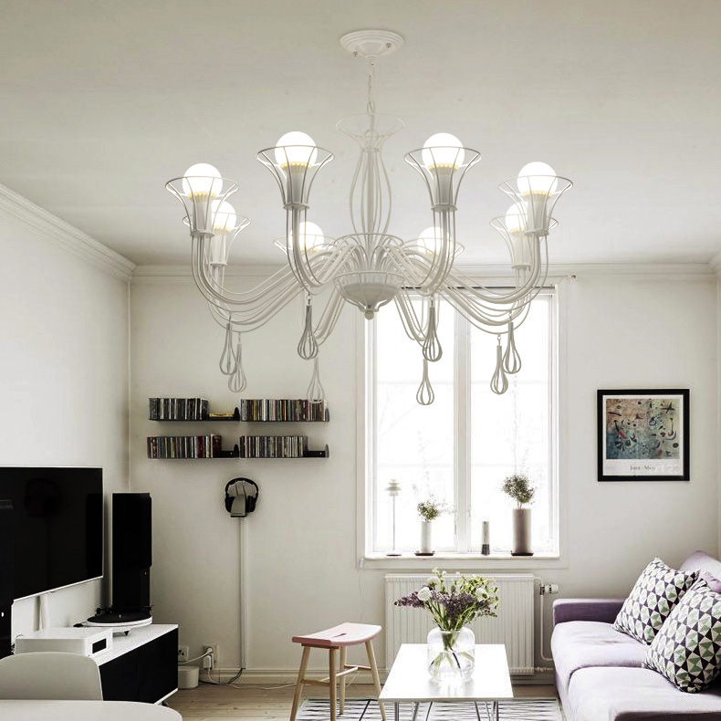 Подвесная люстра CAST 5 White 101410-26