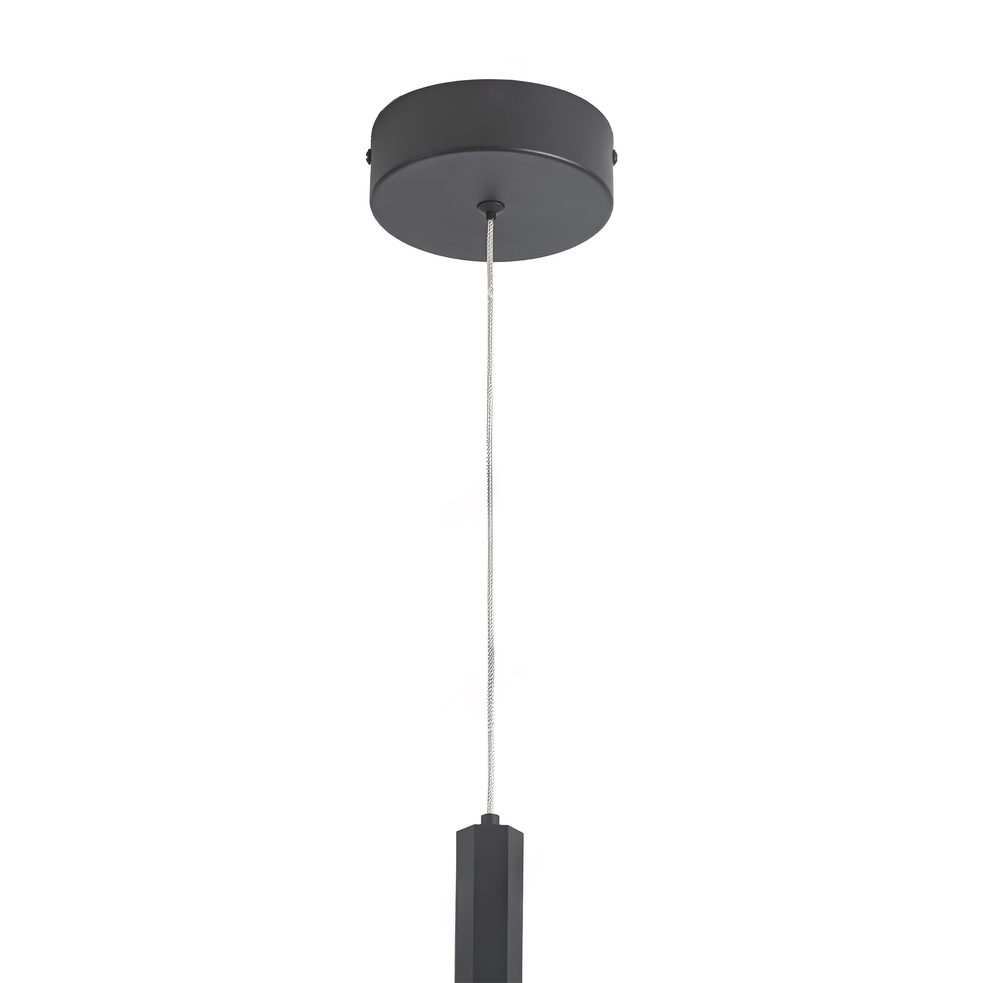 ST614.403.06 Светильник подвесной ST-Luce Черный/Черный LED 1*6W 4000K 330Lm 36° D32xH1900 Подвесные светильники