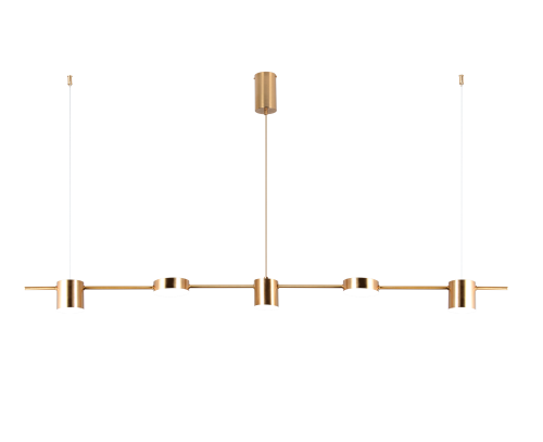 8022-DW-5 BRASS (1) Люстра (NW)