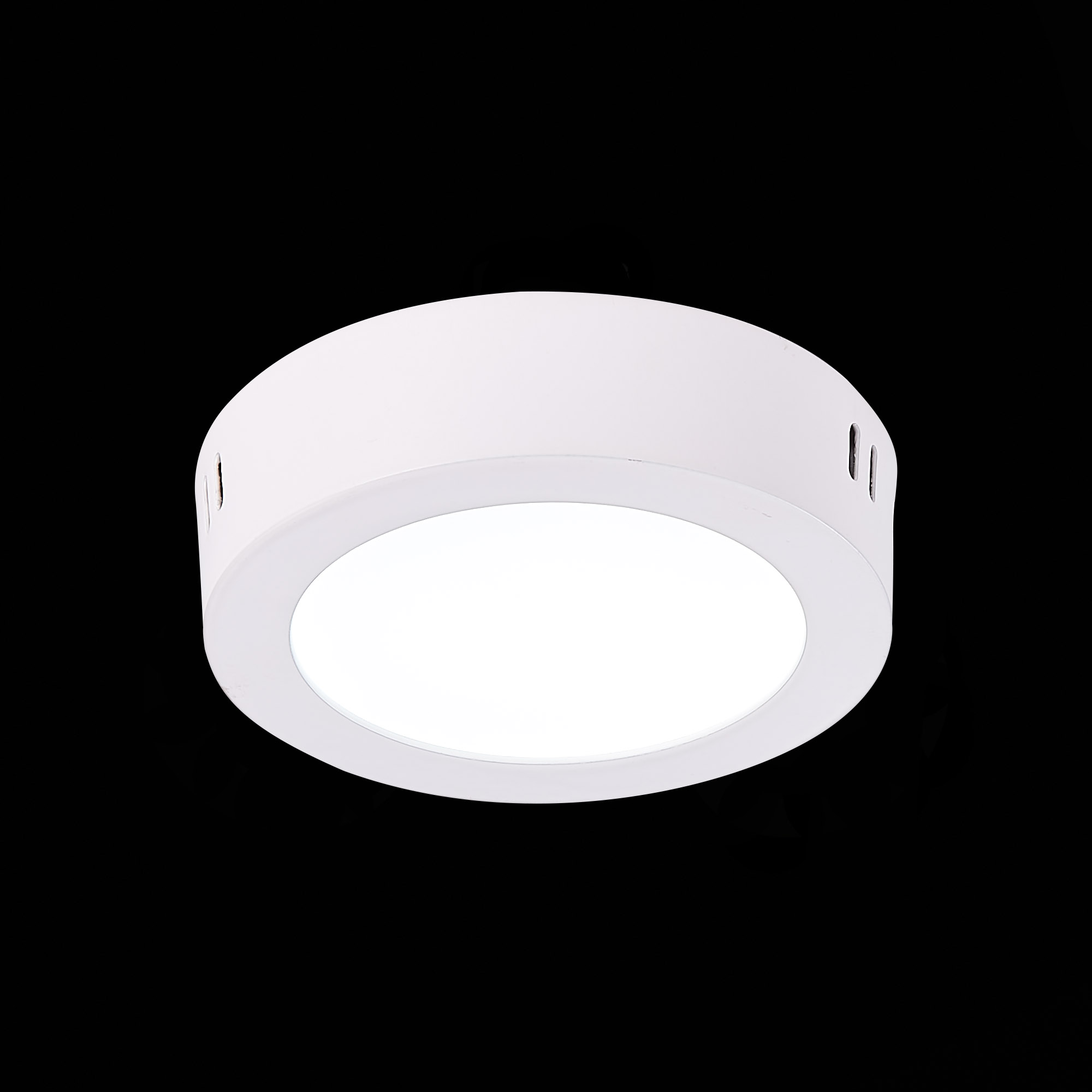 ST112.542.06 Светильник настенно-потолочный Белый LED 1*6W 4000K 370Lm Ra80 120° IP20 D110xH28 90-26 Накладные светильники