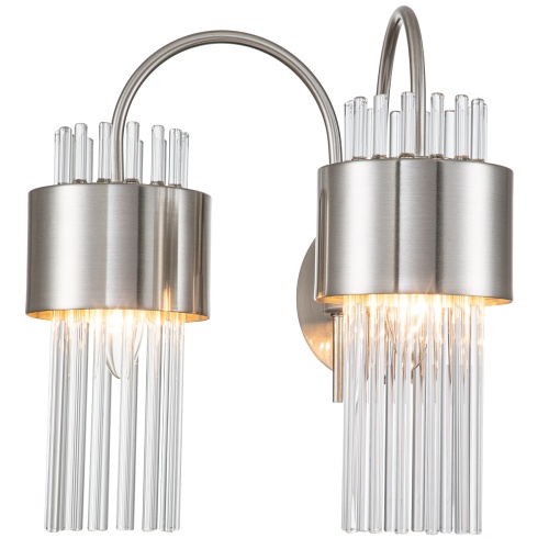 Настенный светильник Escada 656/2A E14*40W Satin nickel