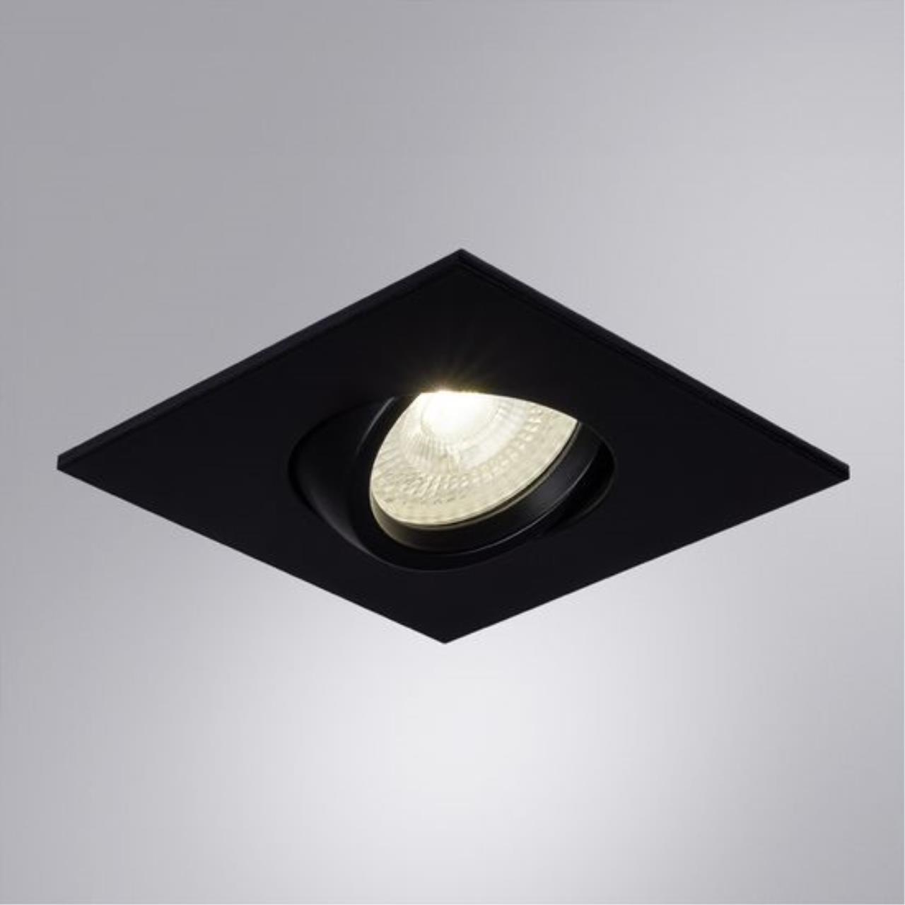 Точечный встраиваемый светильник Arte lamp A2866PL-1BK