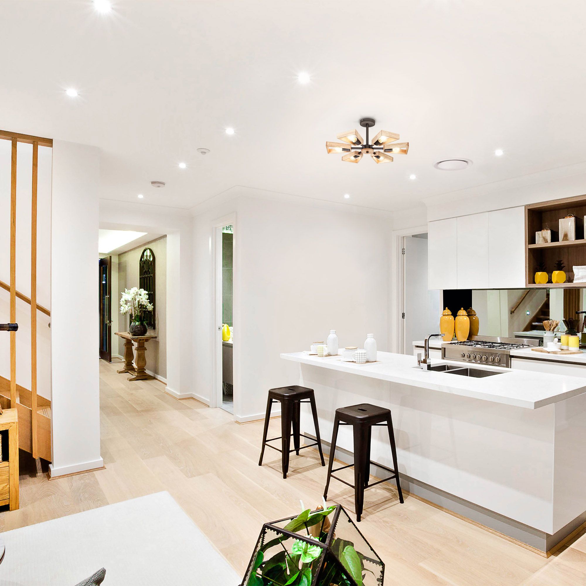 Потолочный светильник Eurosvet 70056/6 черный