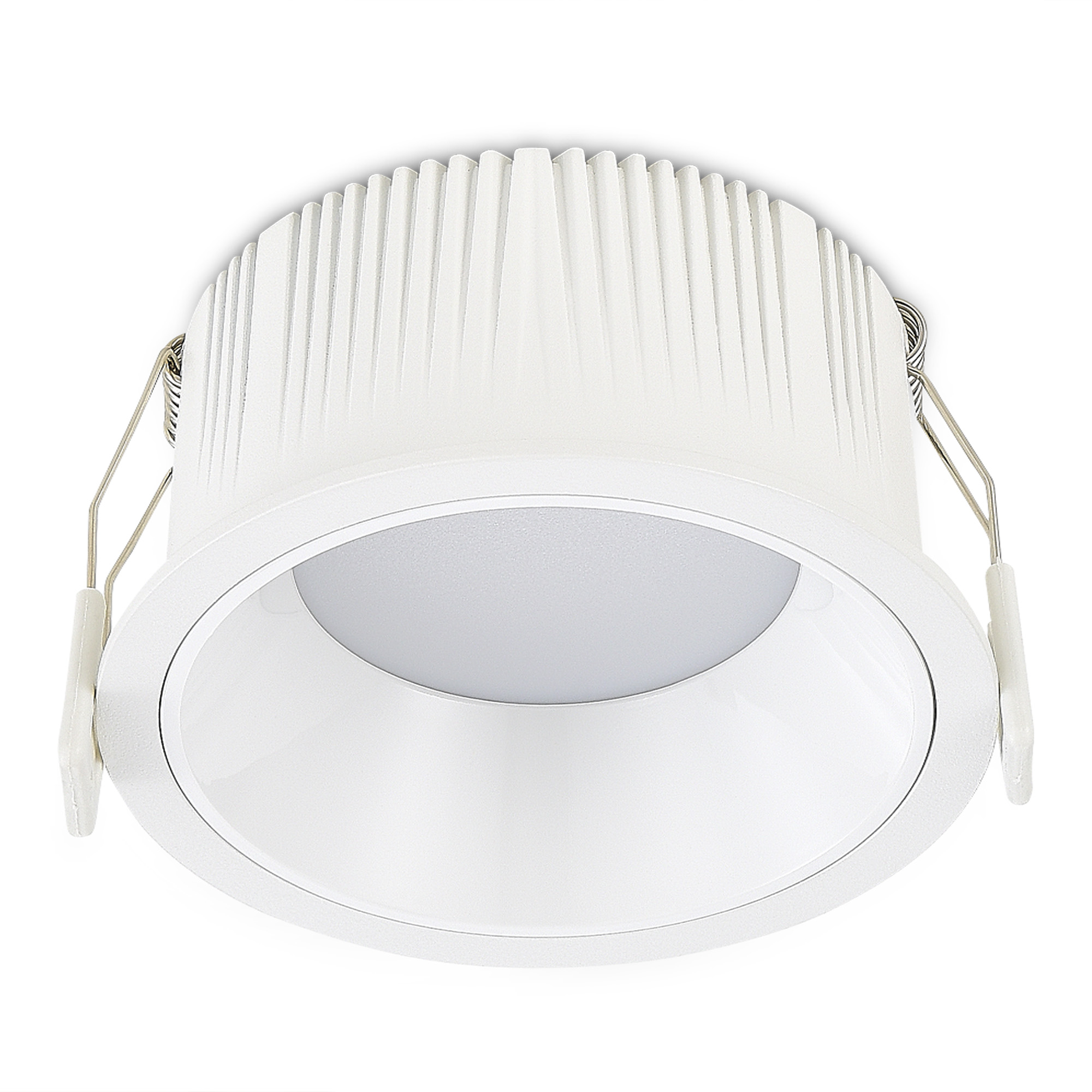 ST755.538.12 Св-к встр. Белый LED 1*12W 3000K 1 080Lm Ra80 120° IP20 D105xH50 100-240V Встраиваемые светильники