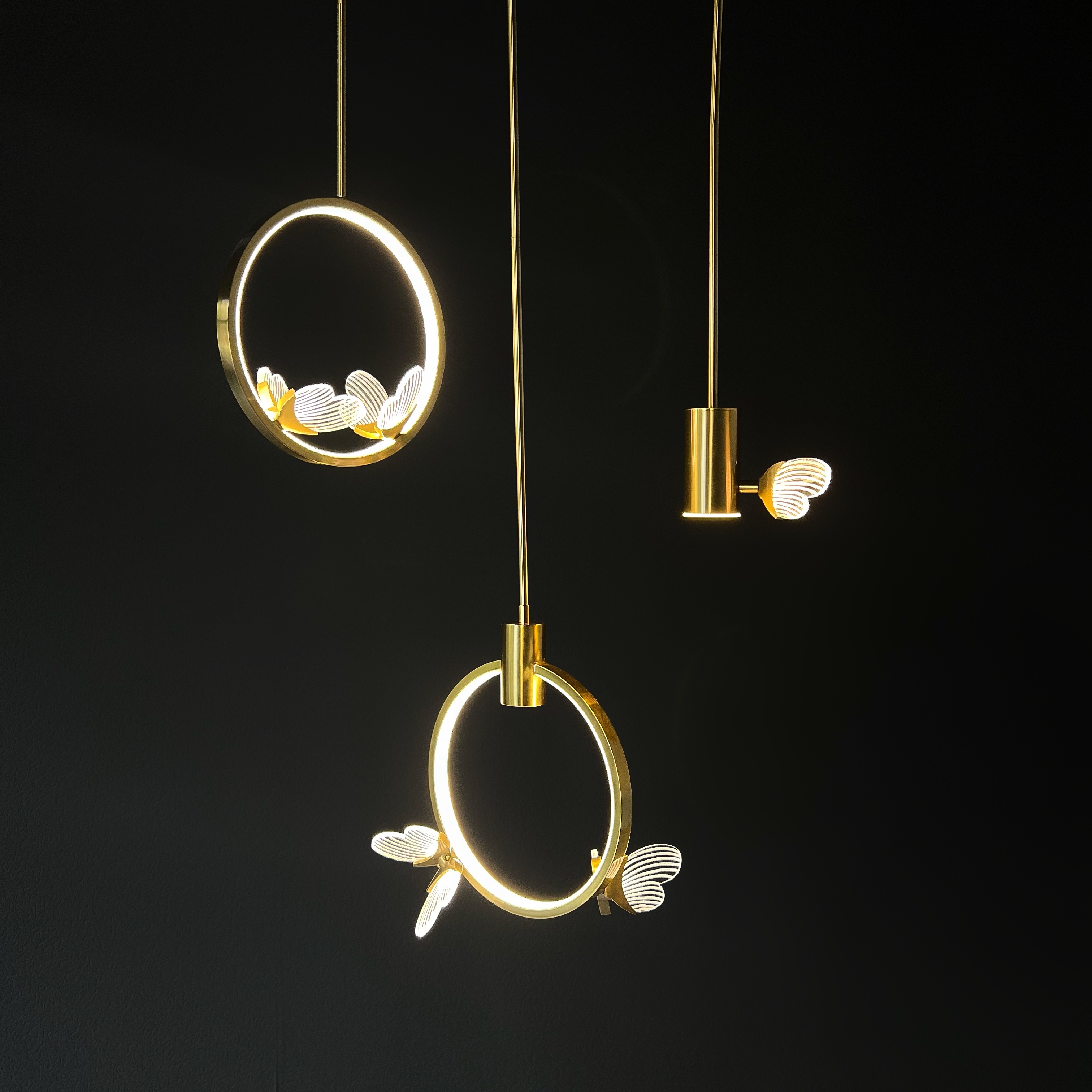 Подвесной светильник BABETTA RING 1 brass 4000К 186735-23