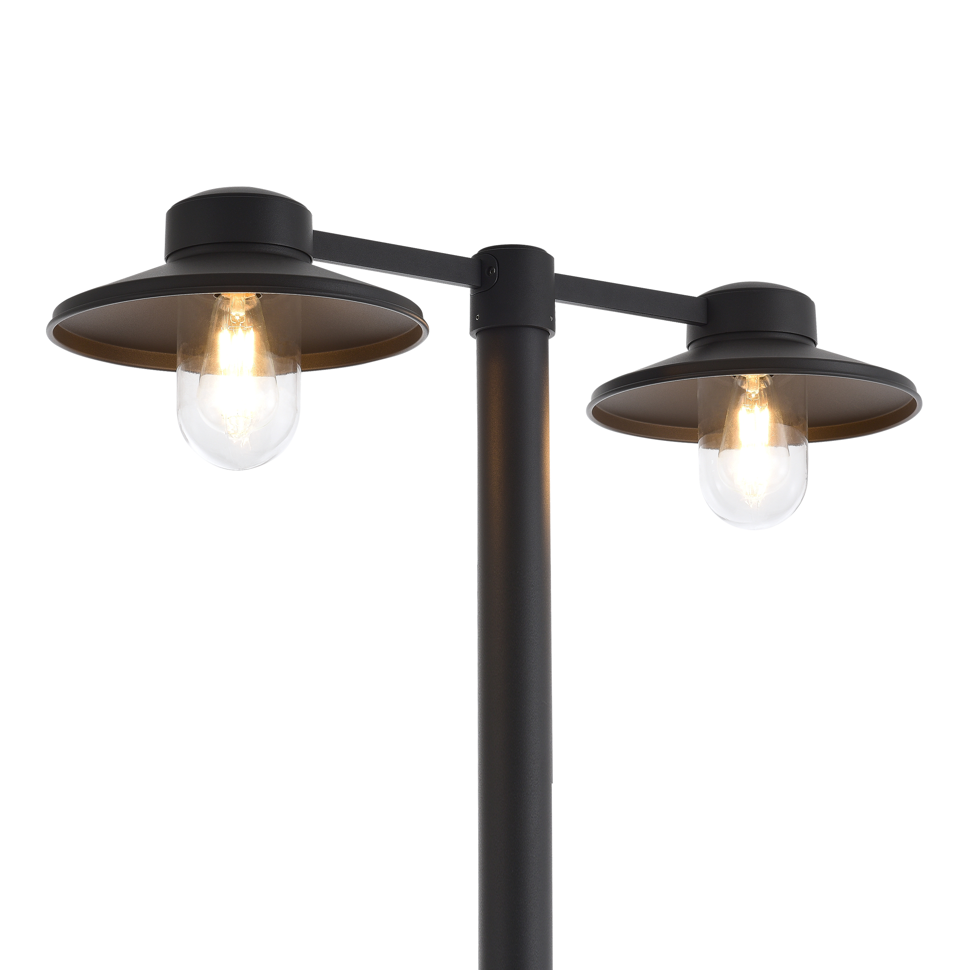 SL9542.705.02 Светильник уличный напольный ST-Luce темно-серый E27 2*60W BASKO