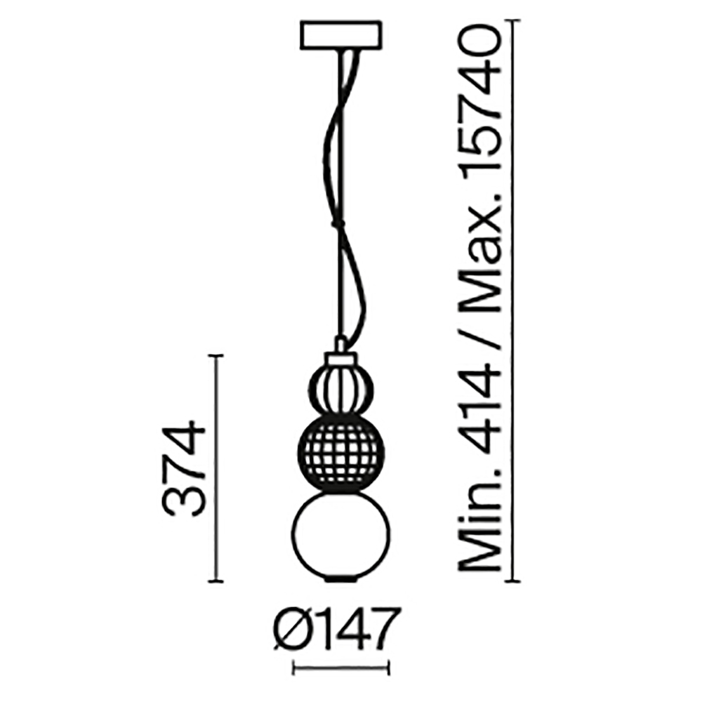 Подвесной светильник Maytoni P069PL-L16G3K