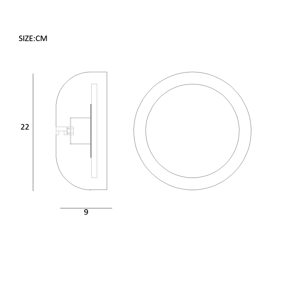 Бра LOKE D22 Red 208720-26