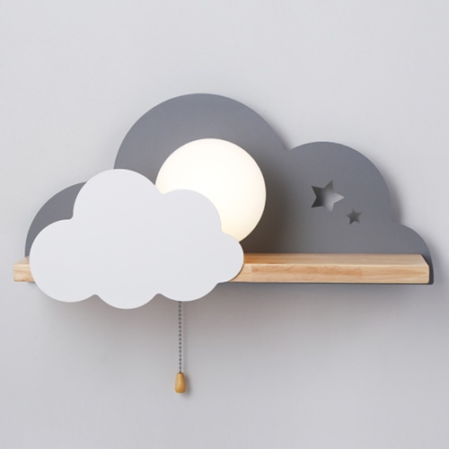 Бра С Полкой Серое Облако Wall Lamp Gray Cloud от Imperiumloft 156715-22