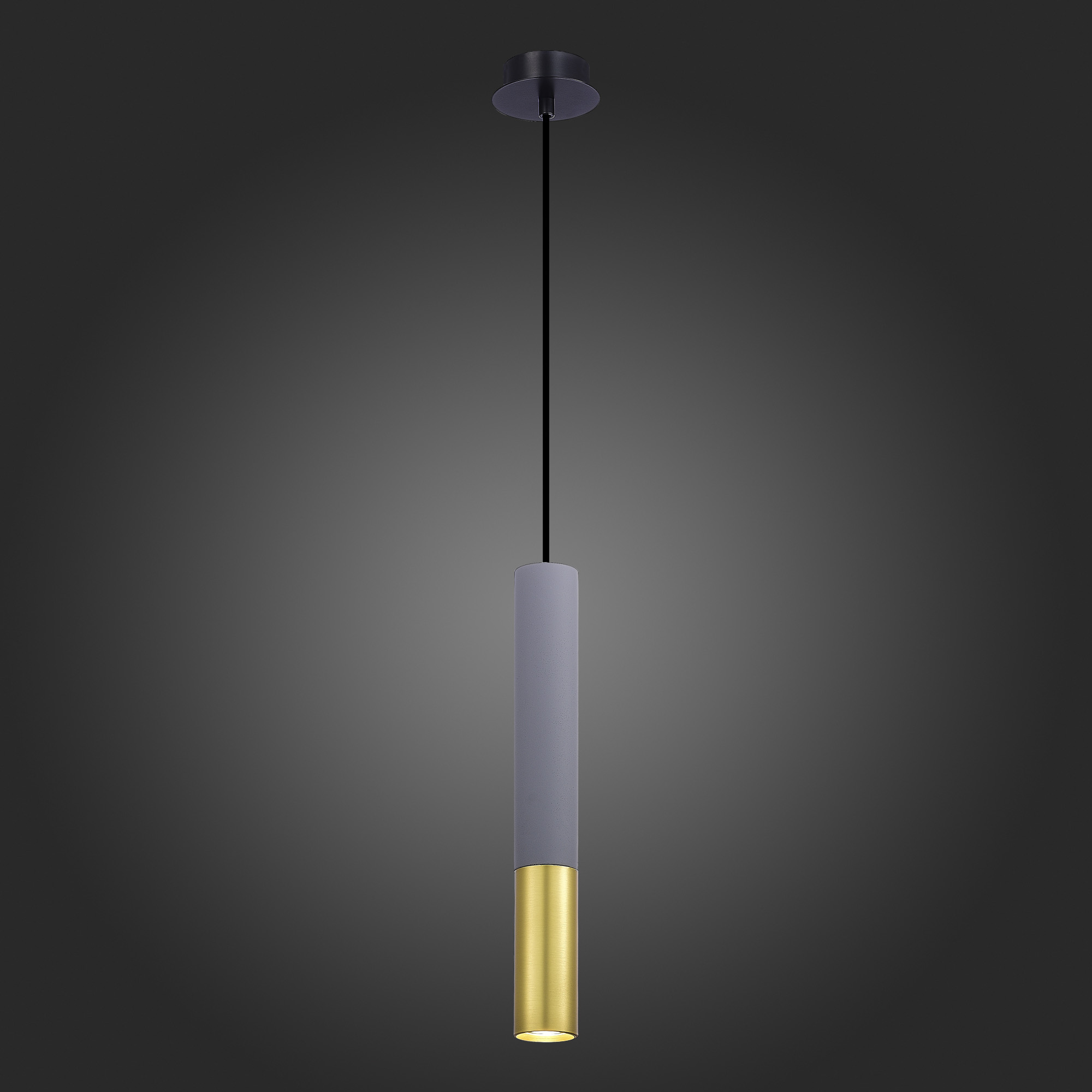 ST154.713.01 Светильник подвесной Серый GU10 1*5W IP20 D55xH510 180-240V Без ламп Подвесные светильники