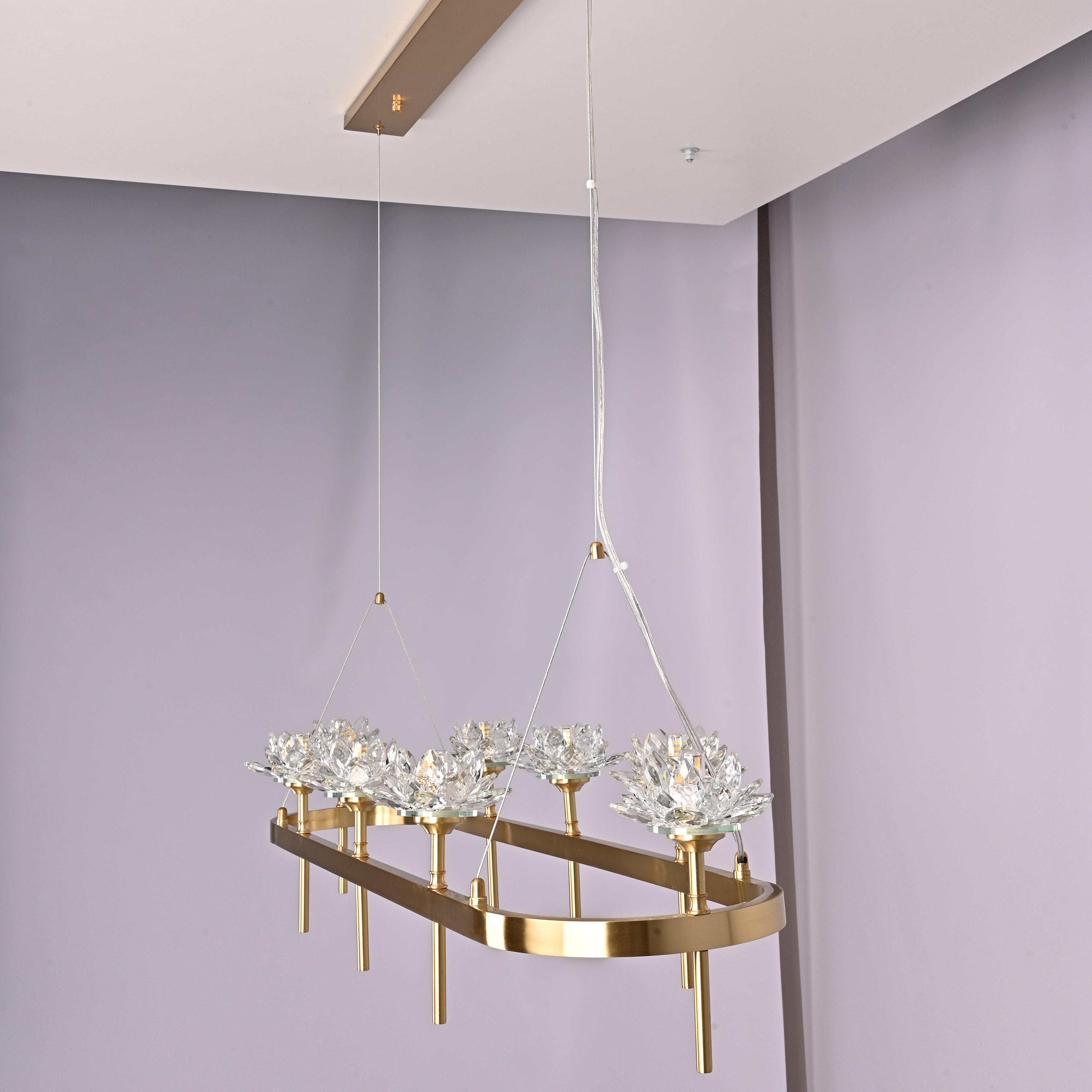 Подвесная Люстра Lotos Long 8 от Imperiumloft 140839-26