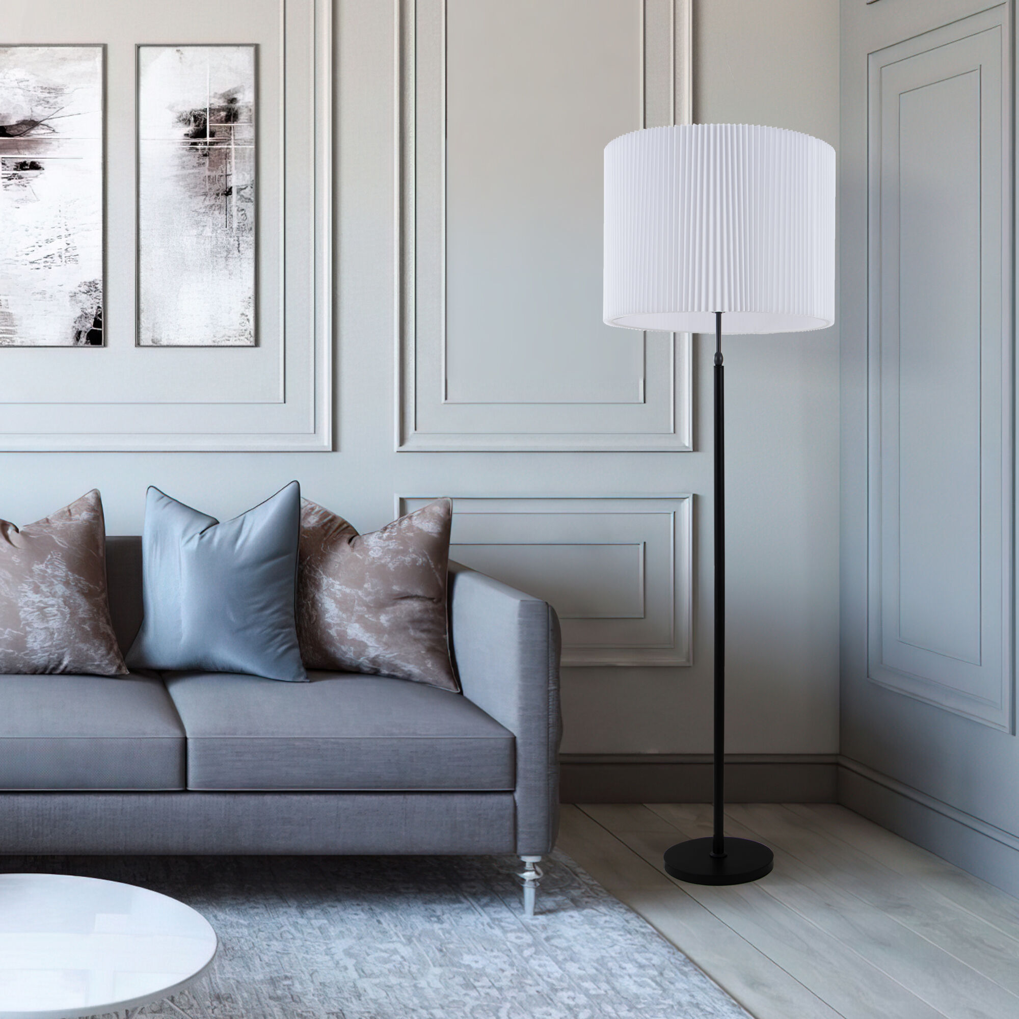 Напольный светильник черный Eurosvet 01163/1