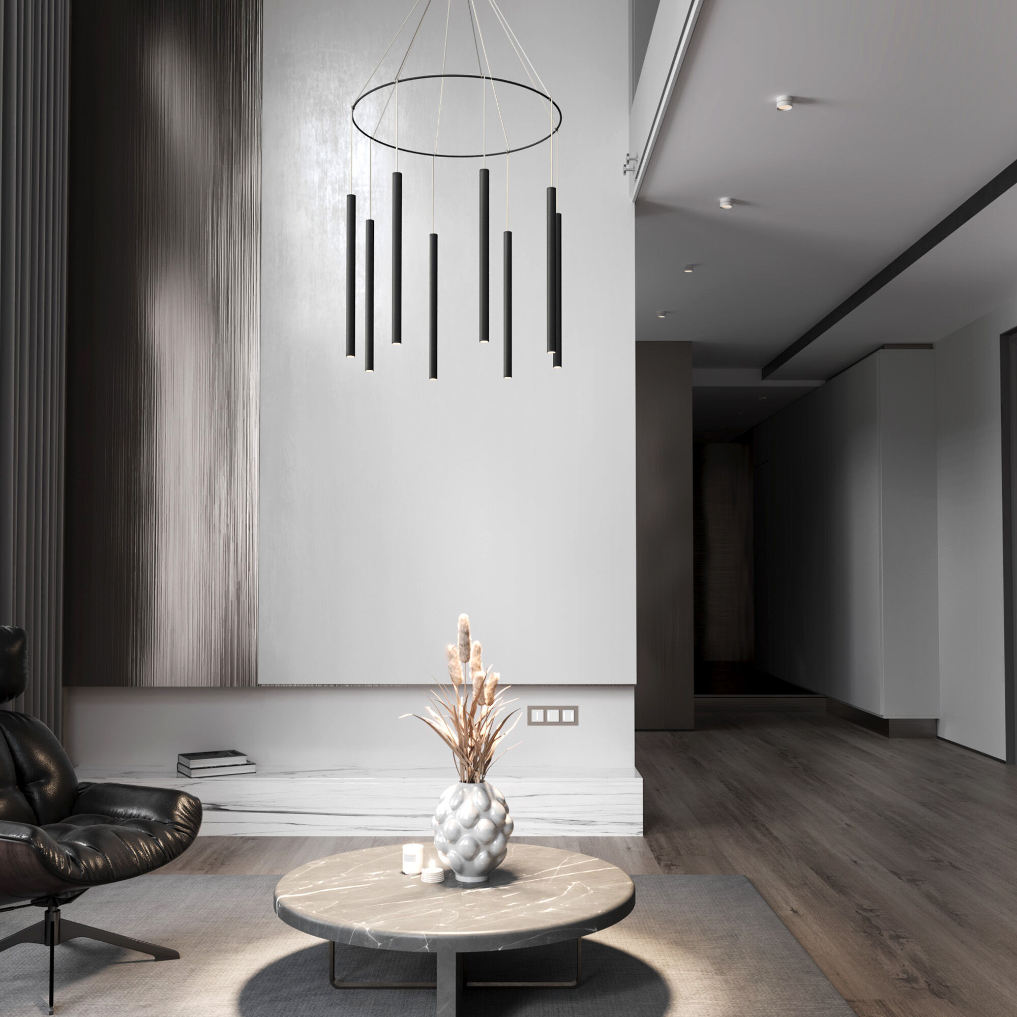 Подвесной светильник Eurosvet 301101 LED черный