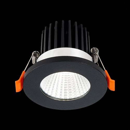ST704.438.10 Св-к встр. Черный LED 1*10W 3000K 900Lm Ra&gt;90 38° IP20 D80xH60 170-240V Встраиваемые светильники
