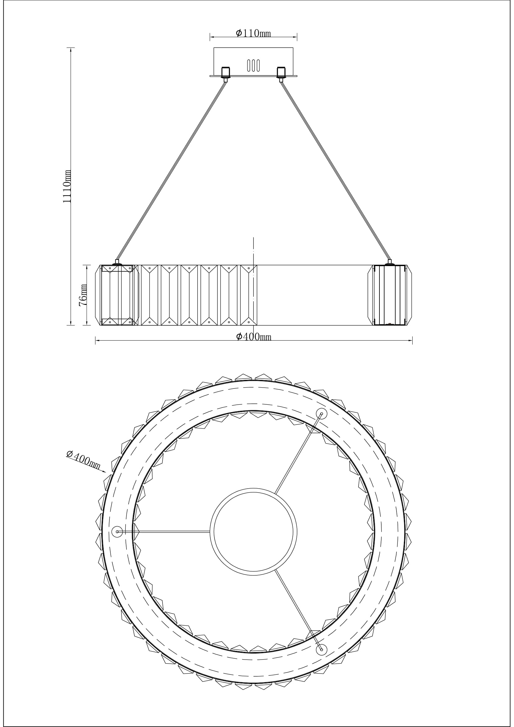 Люстра подвесная Moderli V9060-PL Columbia