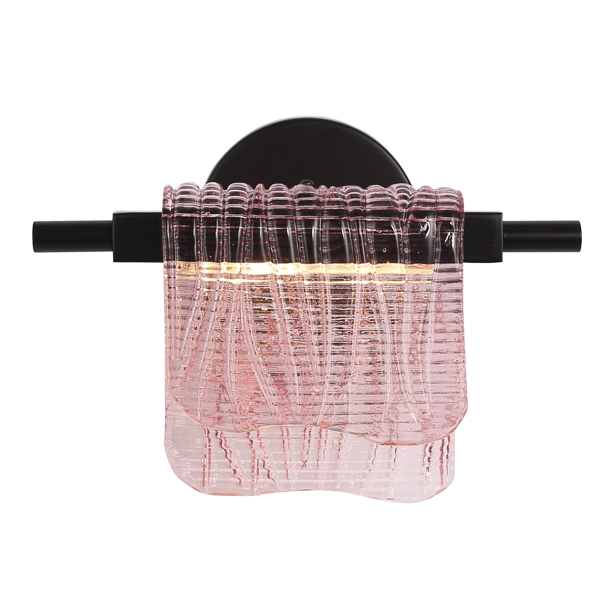 SL6021.401.06 Светильник настенный ST-Luce черный/розовый LED 1*6W 3000K VOILE