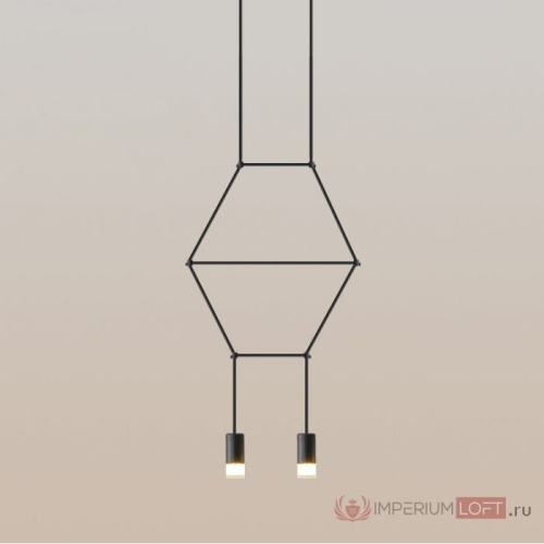 Подвесной Светильник Via Wireflow Polyhedral 2 Lineal Pendant Light от Imperiumloft 152907-22