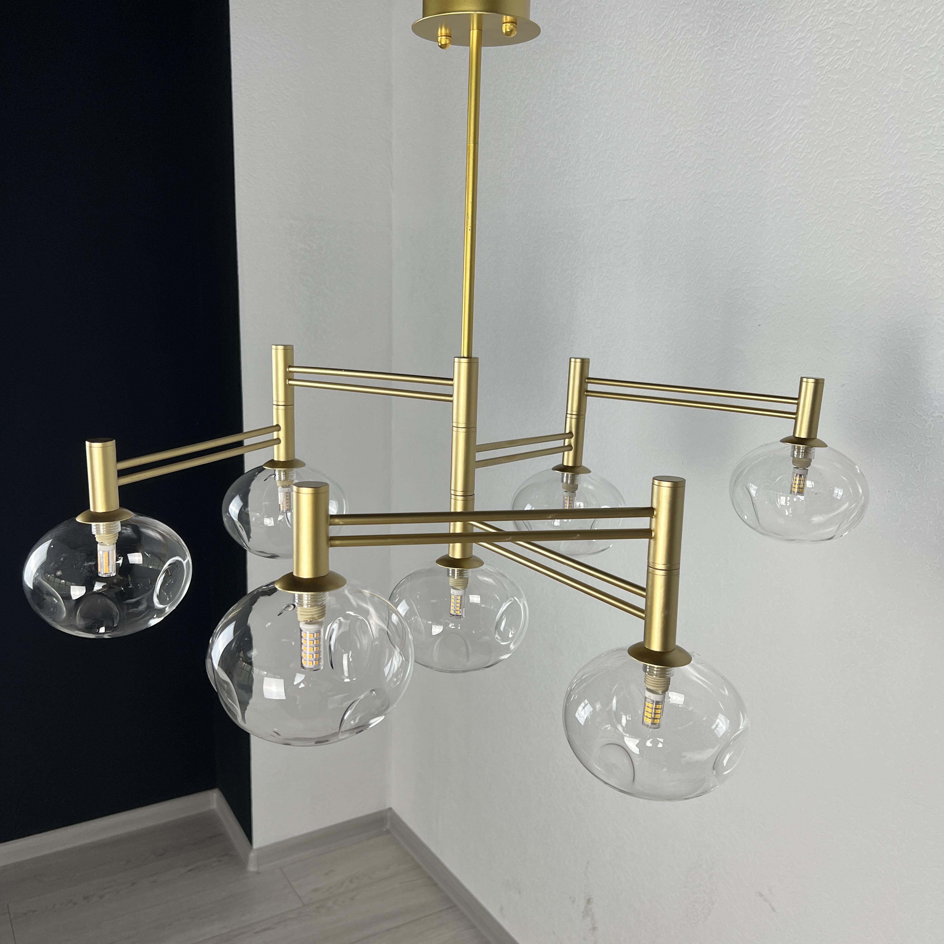 Люстра на штанге TEMPER L7 Gold 229050-26