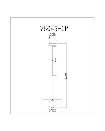 Подвесной светильник Moderli V6045-1P Scrumbel
