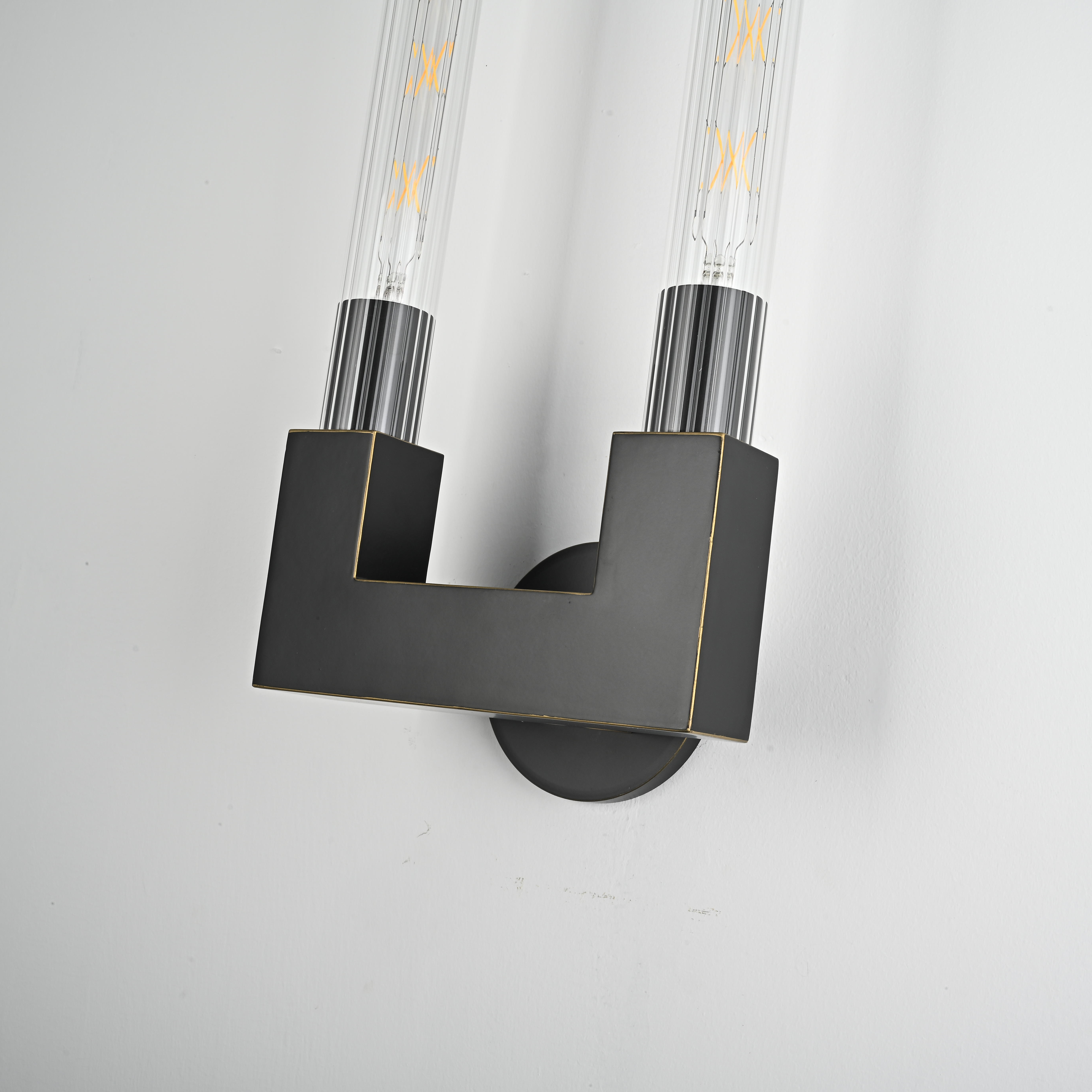 Бра Rh Cannelle Wall Lamp Double Sconces Black от Imperiumloft 147874-22