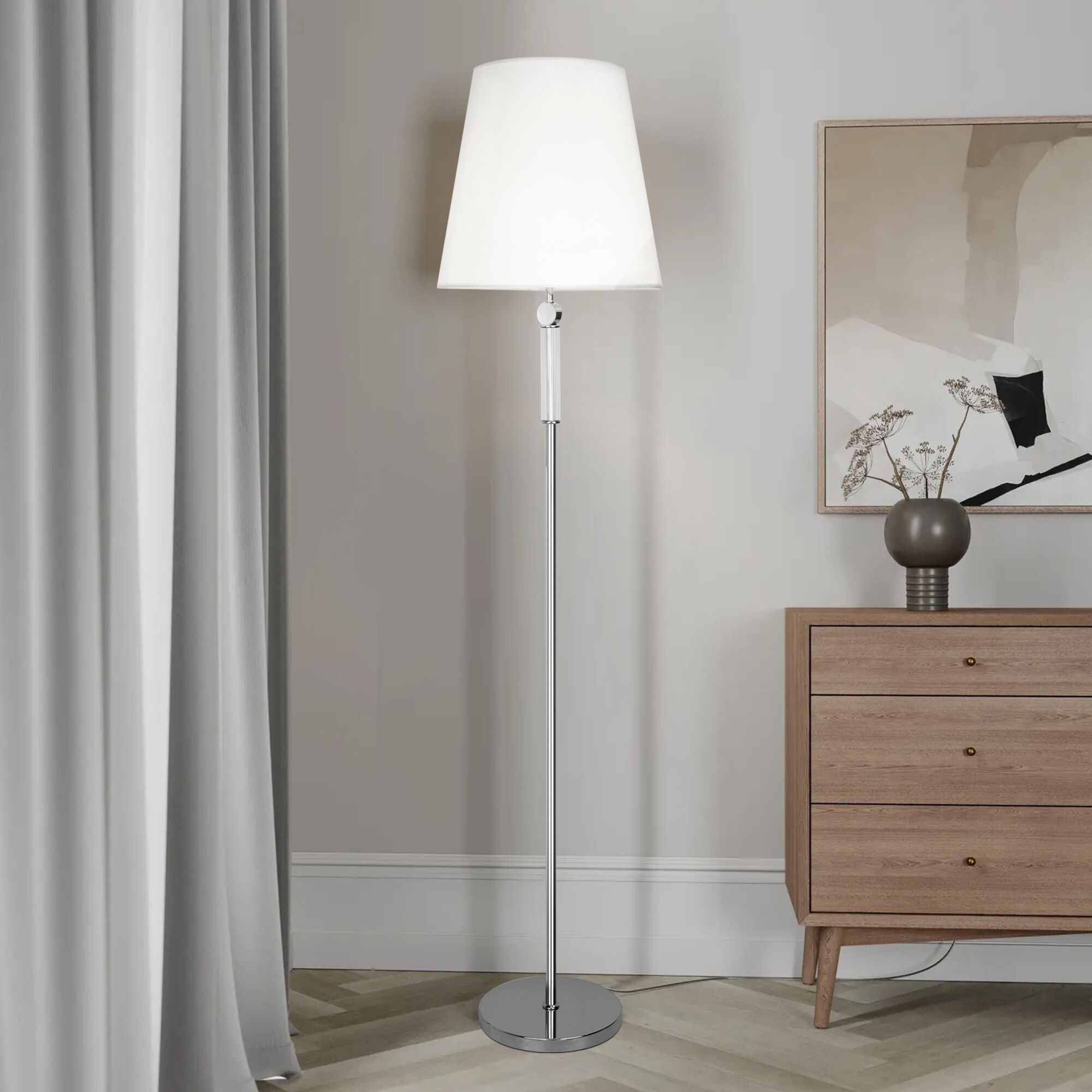 Напольный светильник Eurosvet 01146/1 хром