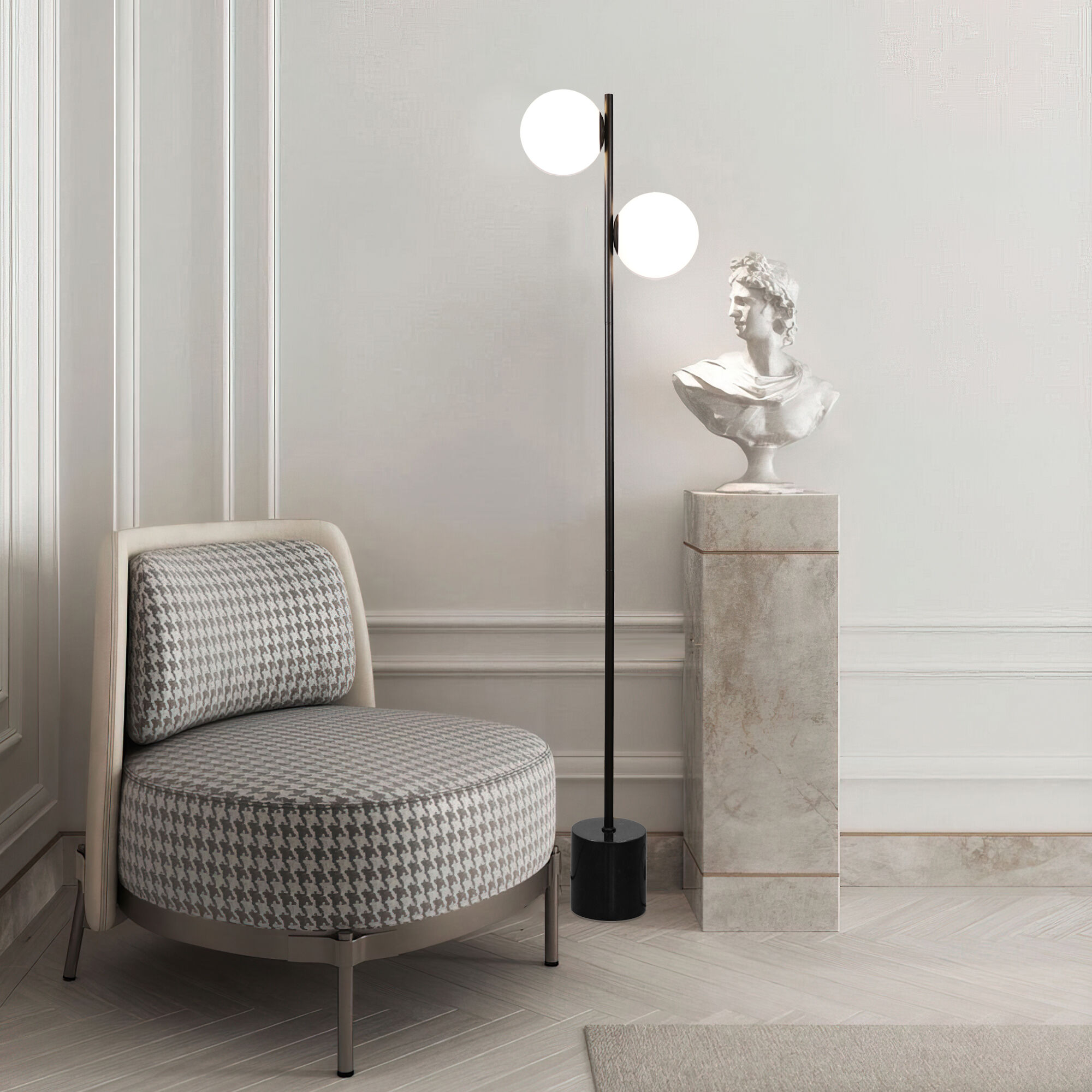 Напольный светильник черный Eurosvet 01158/2