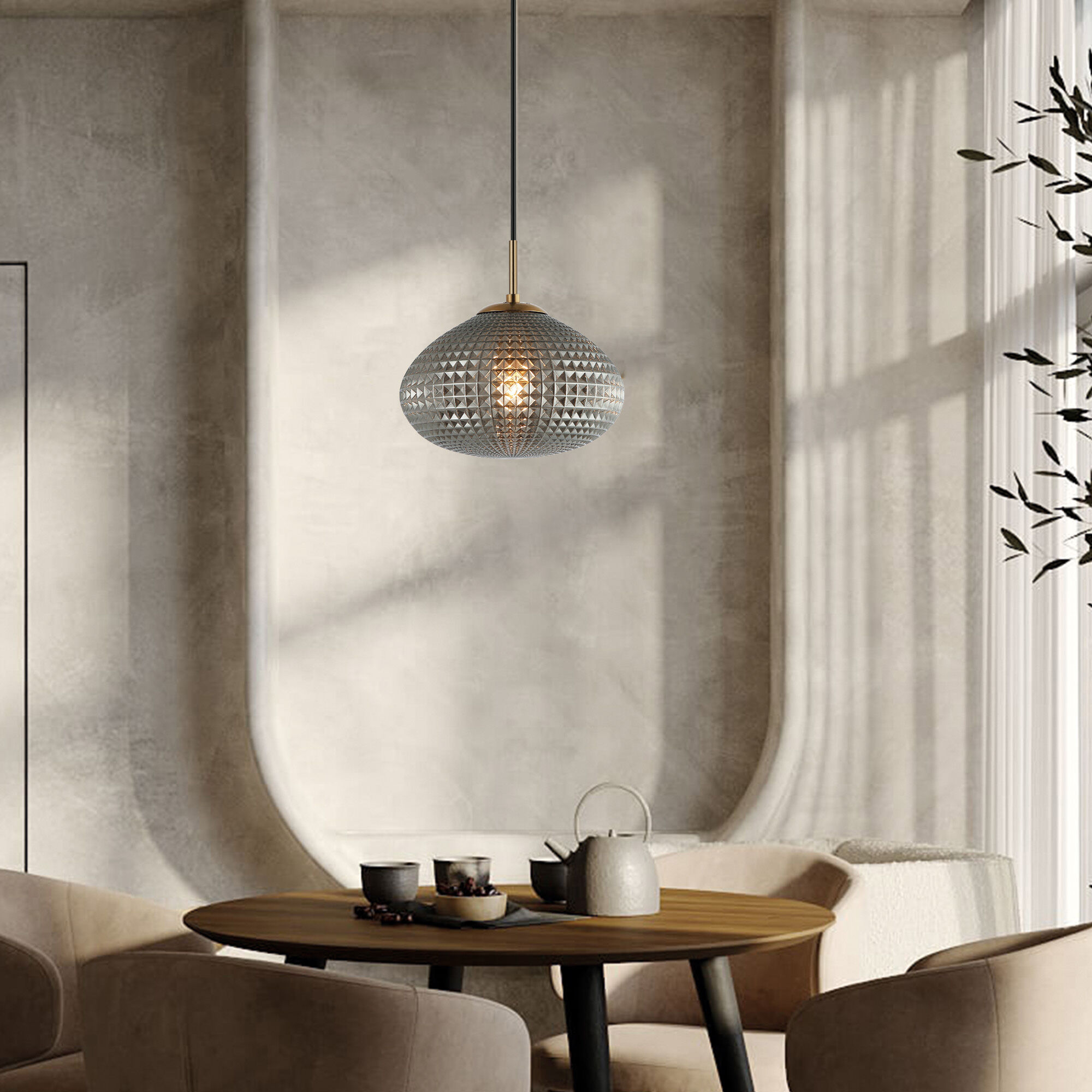  Eurosvet 50263/1/ подвесной светильник/ серый