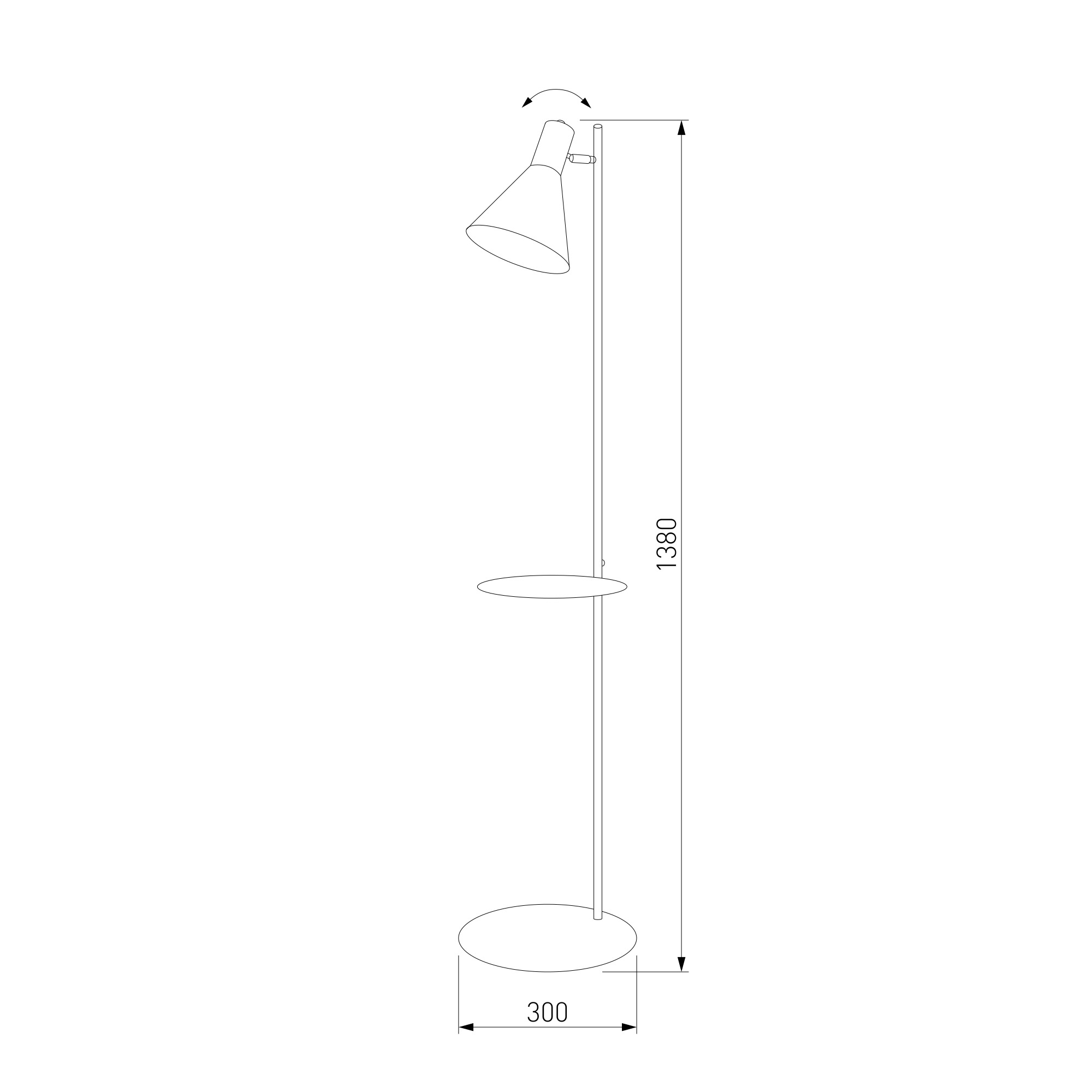 Напольный светильник TK Lighting 5864 Jump