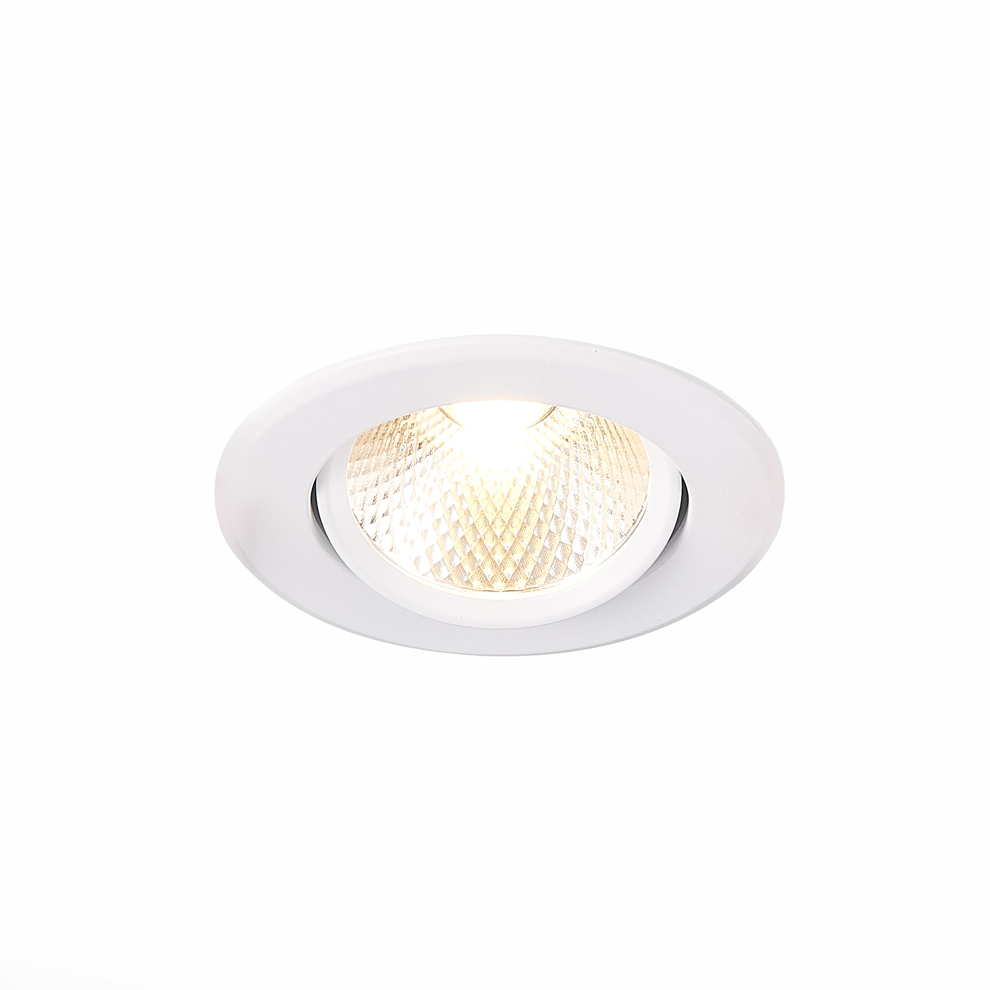 ST211.538.08.36 Св-к встр. Белый LED 1*8W 3000K 640Lm Ra80 36° IP20 D86xH50 220-240V Встраиваемые светильники