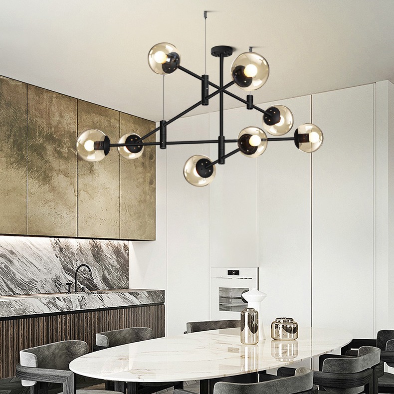 Люстра на штанге GAP золото 140725-26