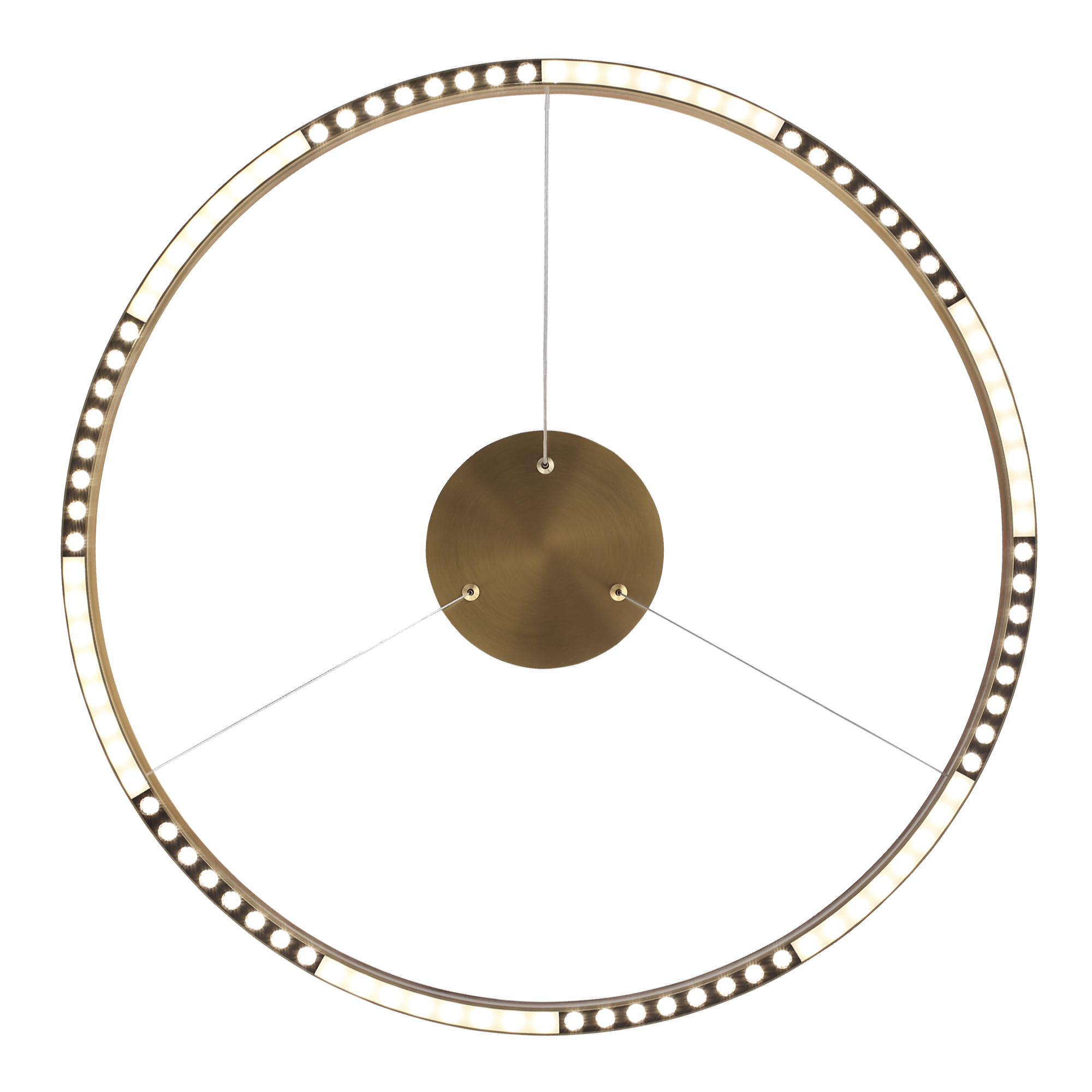 SL6238.333.01 Светильник подвесной ST-Luce латунь/латунь LED 1*32W 4000K PARILLA