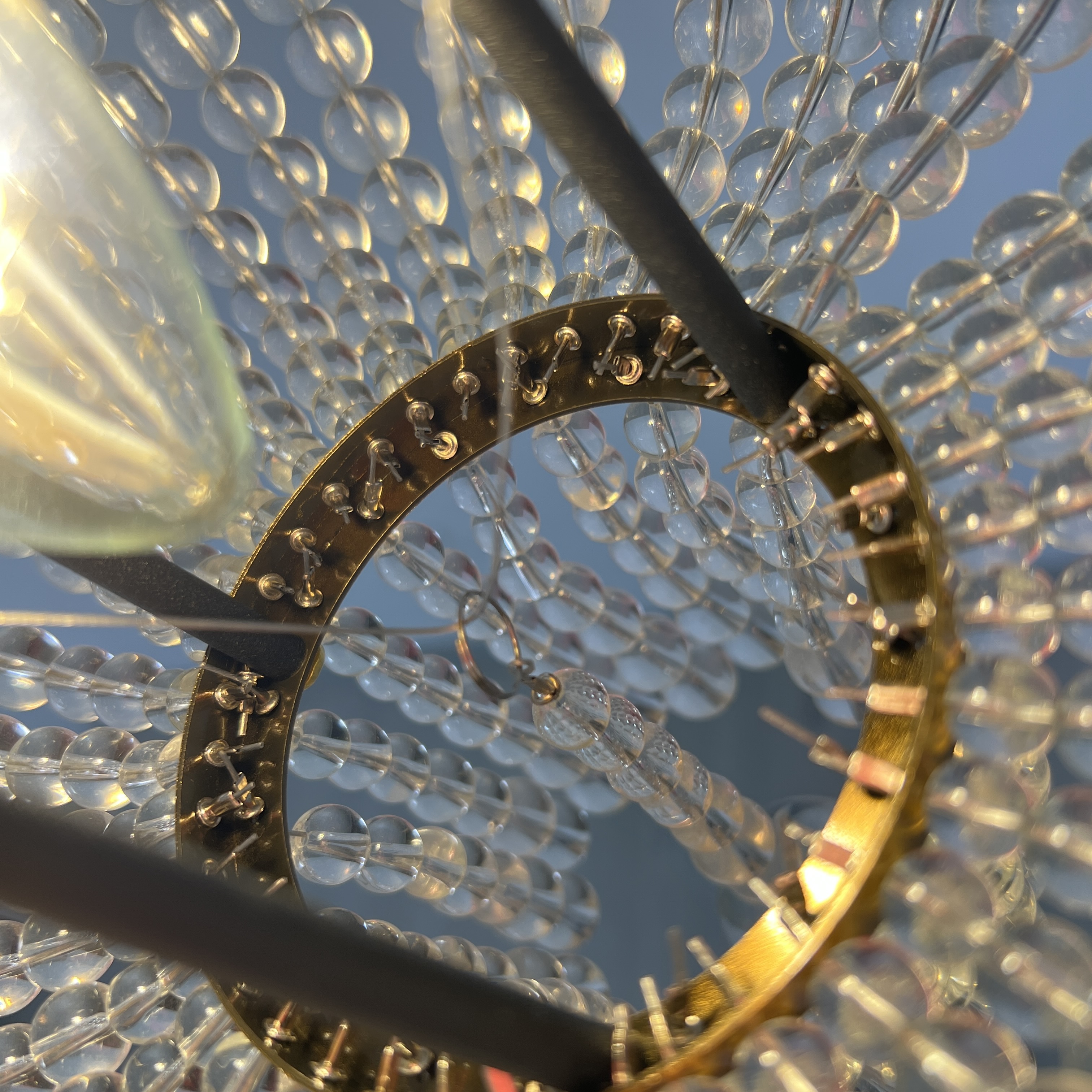 Потолочная люстра JACQUELINE WHITE SCONCE brass 186172-22